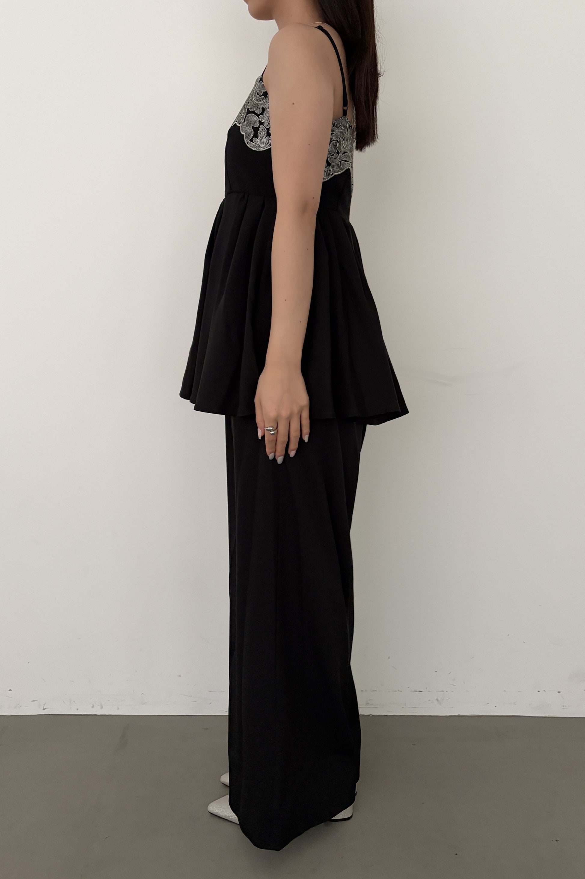 model:159cm size:M color:ブラック