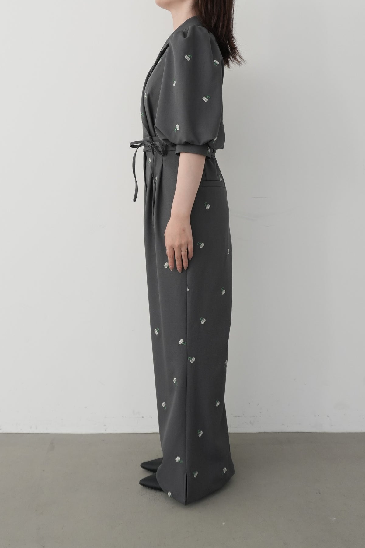 model:153cm size:S color:グレー