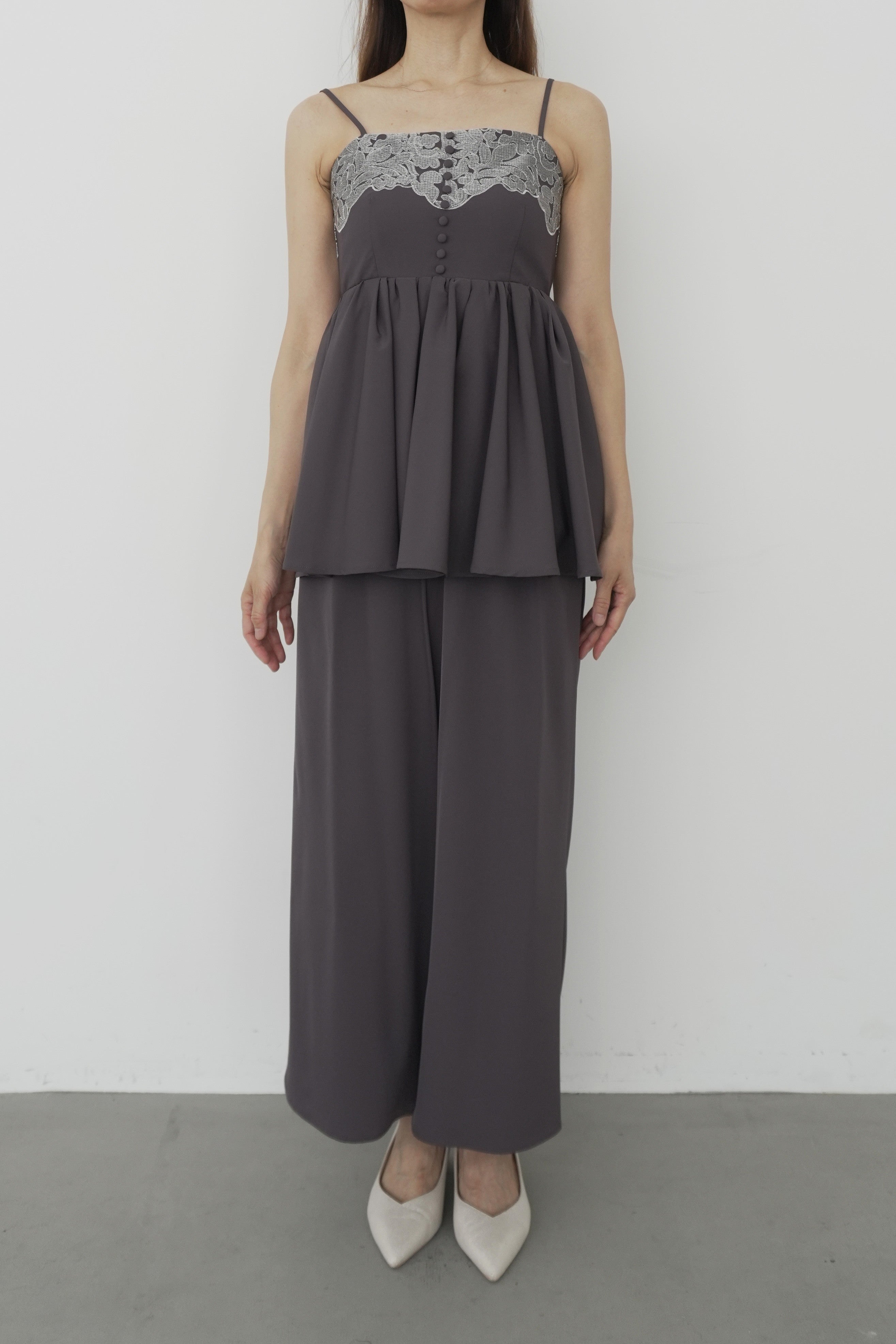 model:164cm size:S color:ブラウン