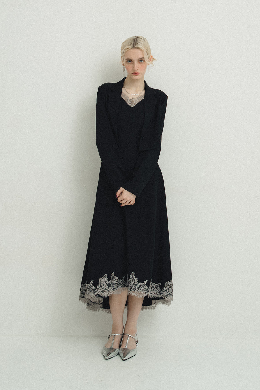 model:174cm size:モデルサイズ color:ブラック
