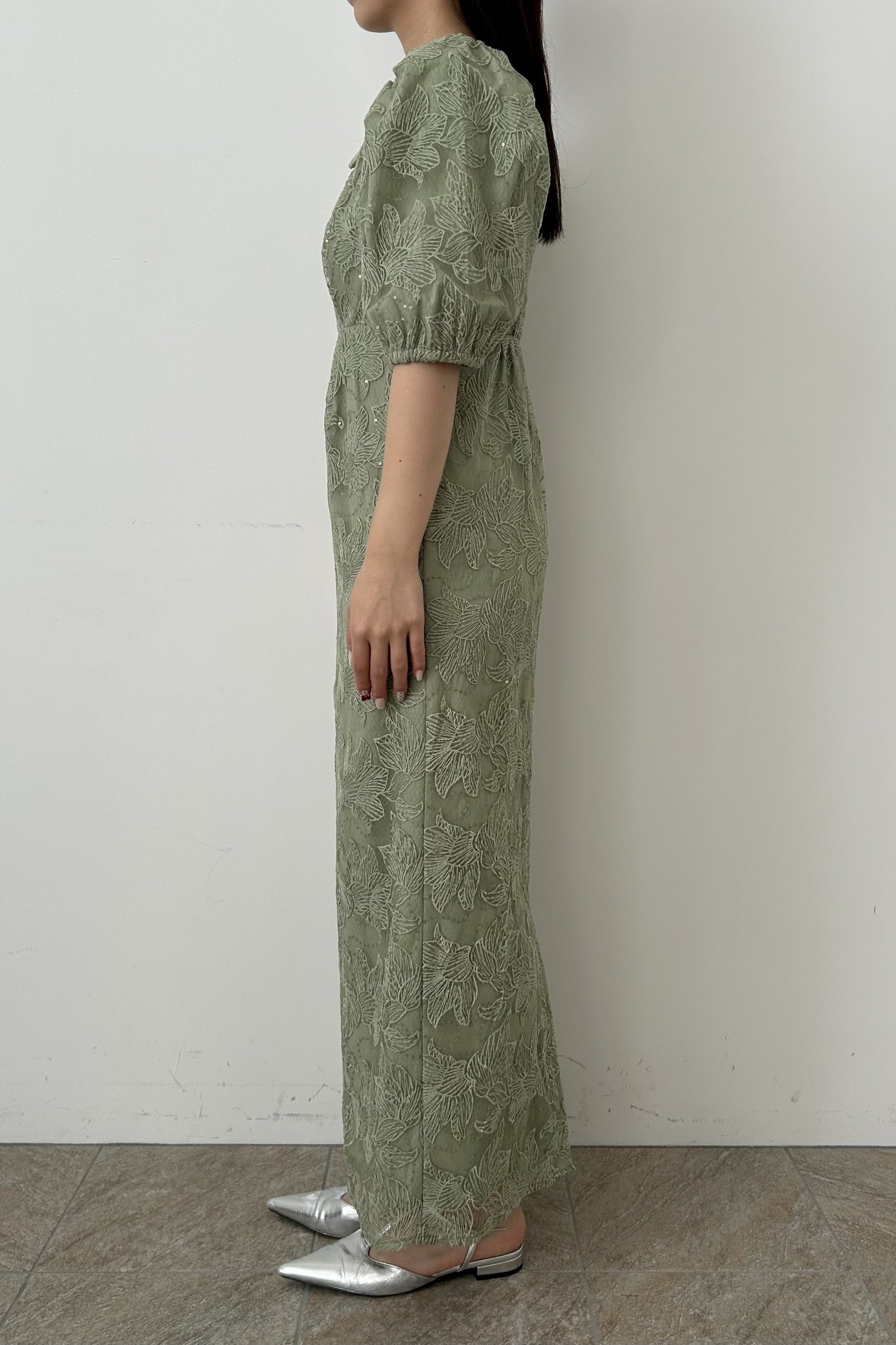model:159cm size:M color:グリーン