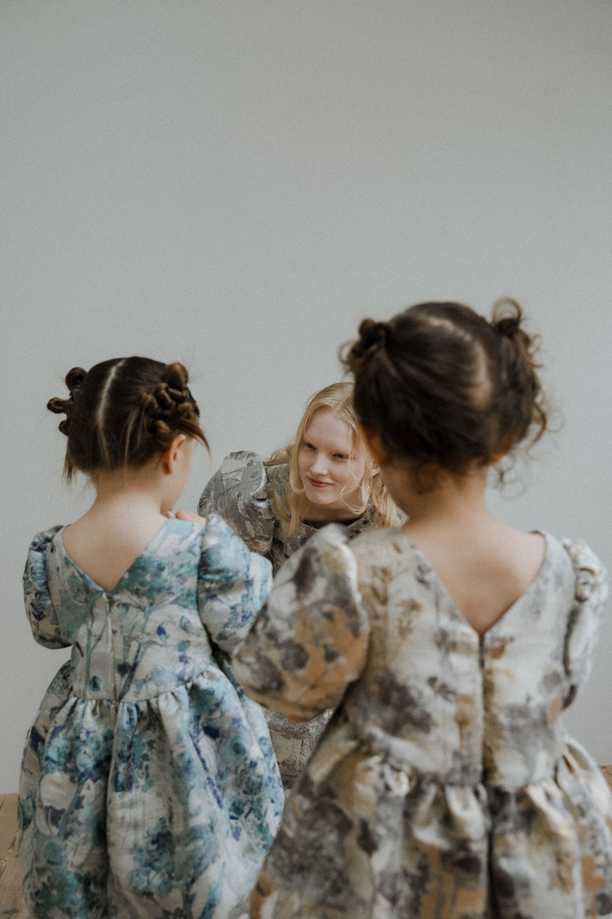 1156 Botanical jacquard dress kids