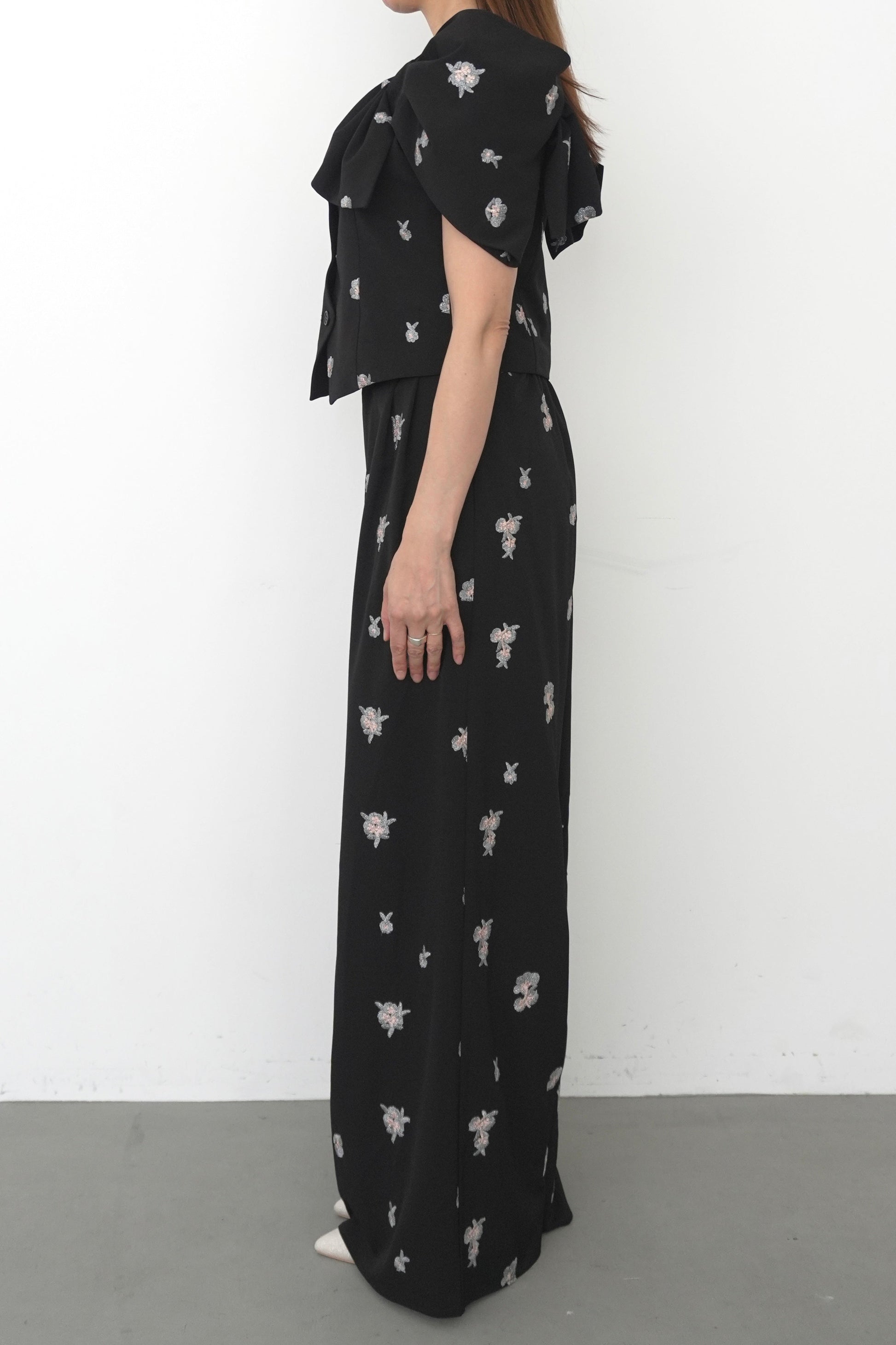 model:164cm size:L color:ブラック