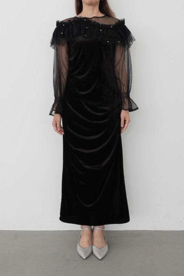 model:164cm size:M color:ブラック×ベージュ