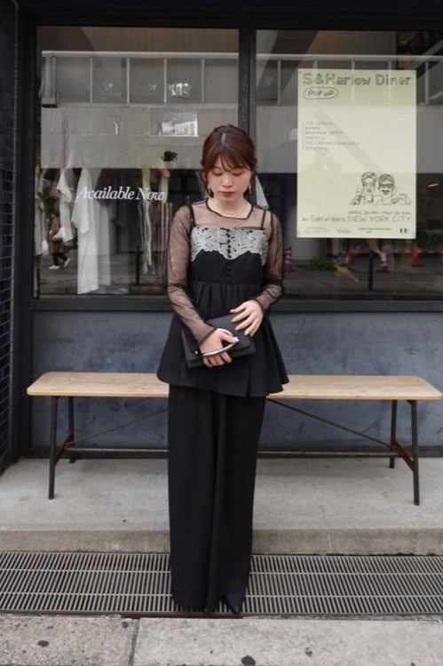 model:153cm size:FREE color:ブラック