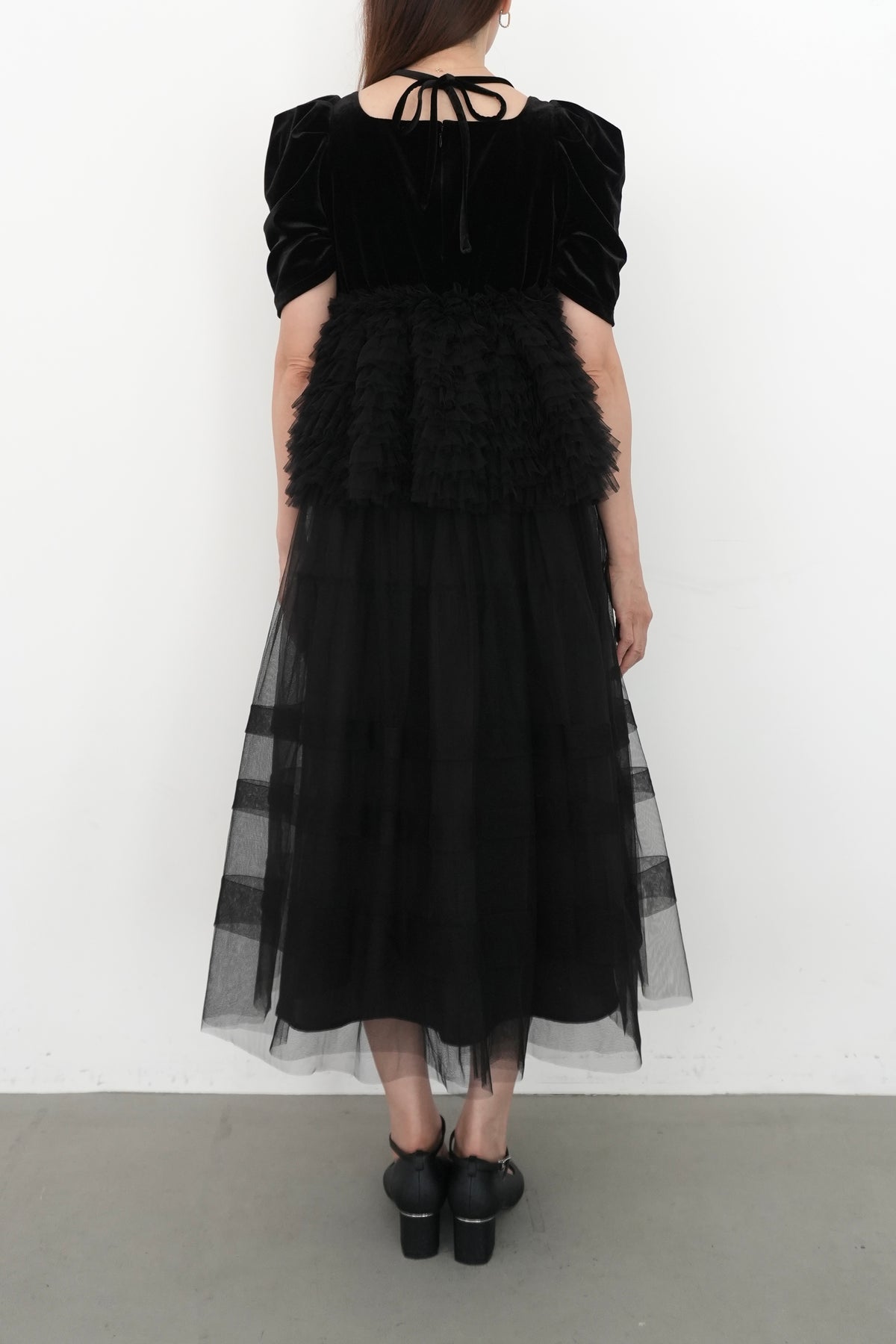 model:164cm size:M color:ブラック