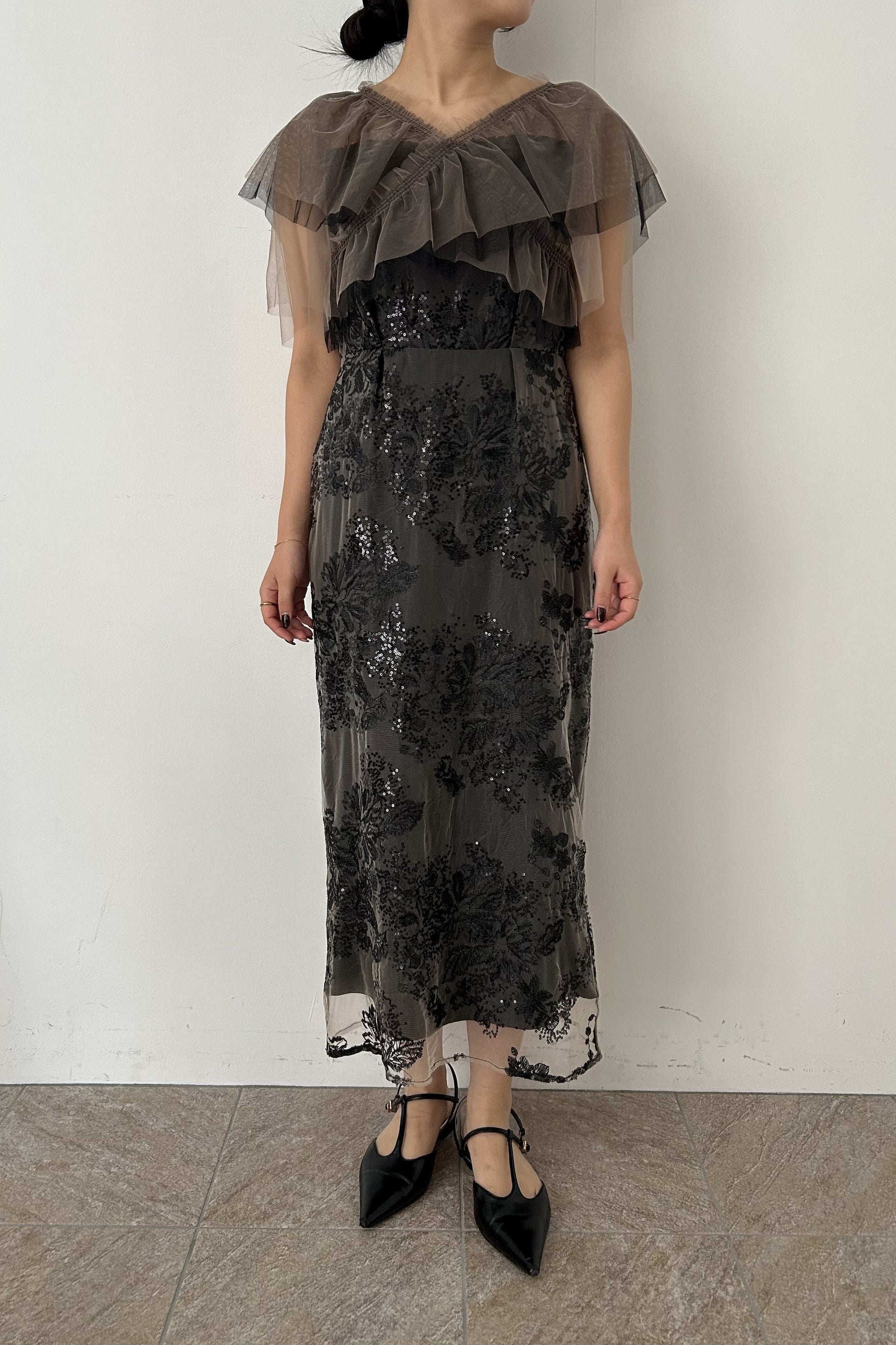model:155cm size:S color:ブラック