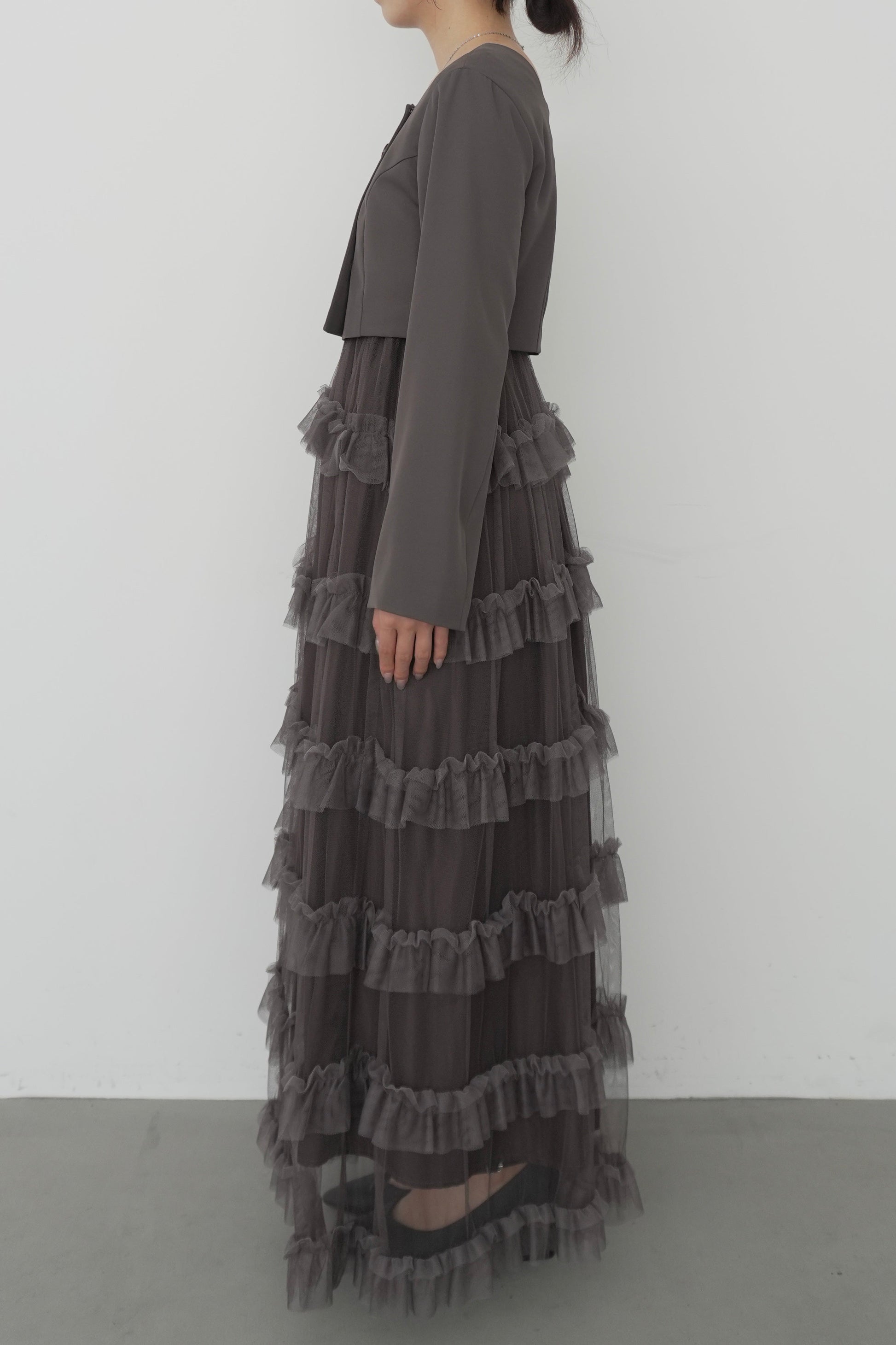 model:159cm size:M color:ブラウン