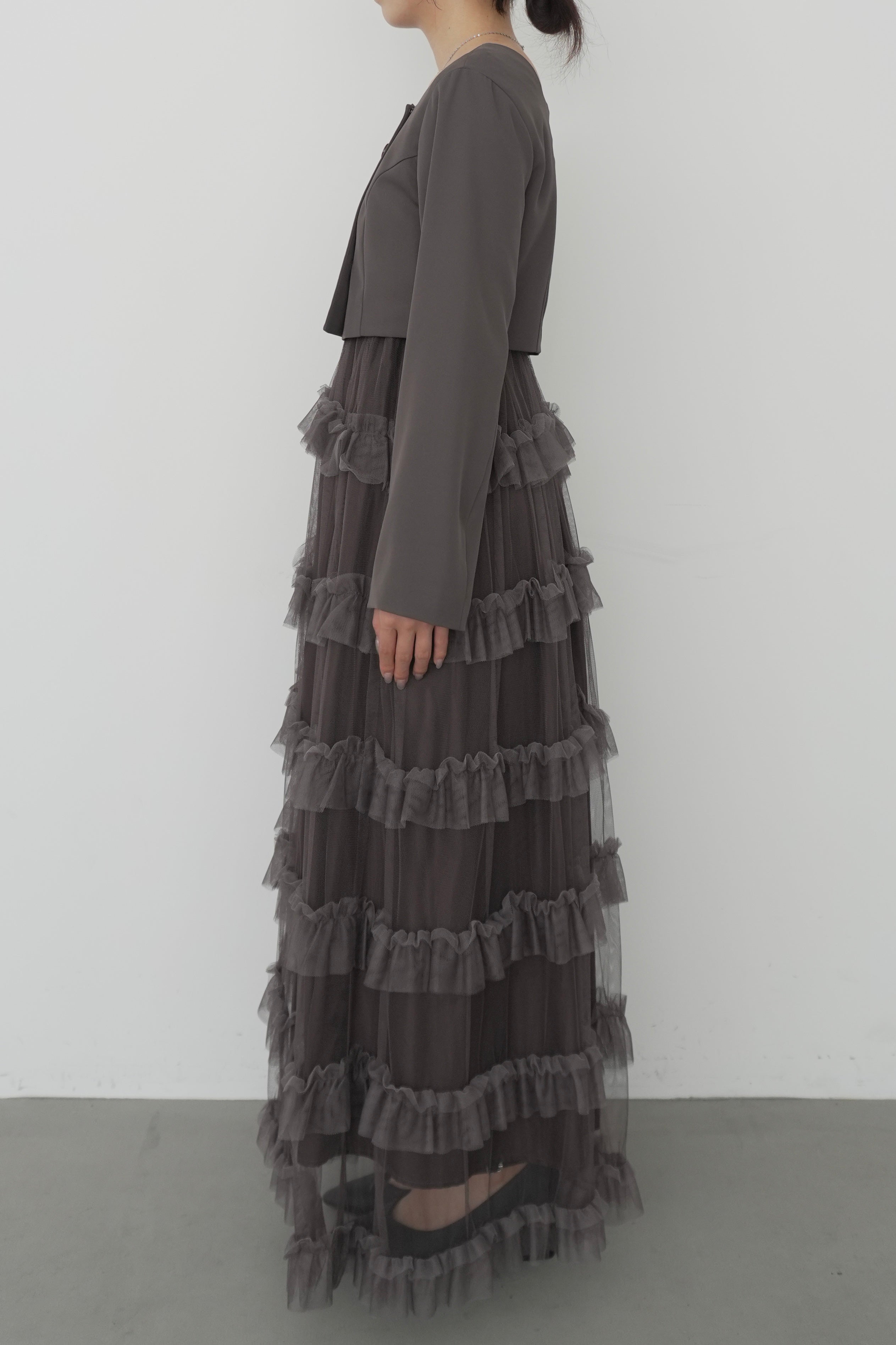 model:159cm size:M color:ブラウン
