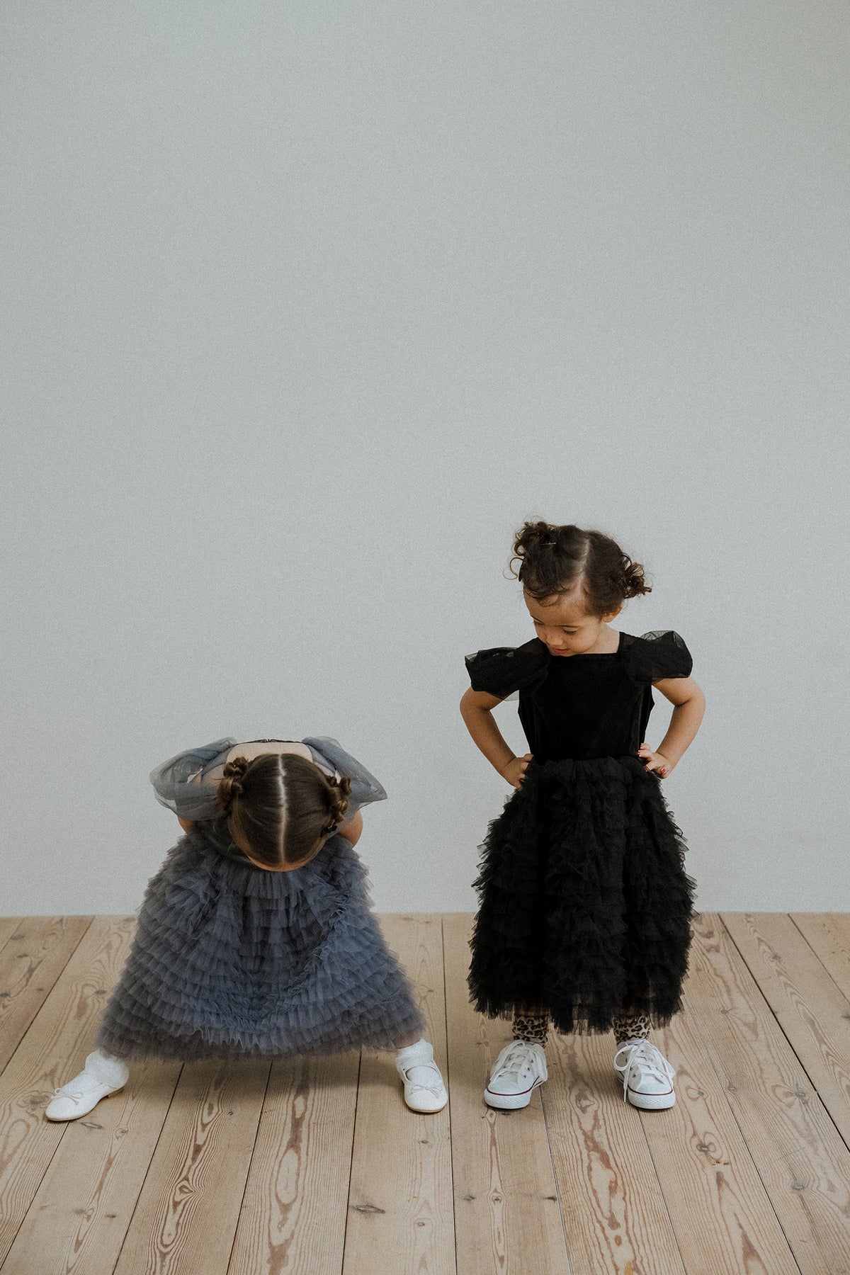 1155 Velour Ruffle Dress kids