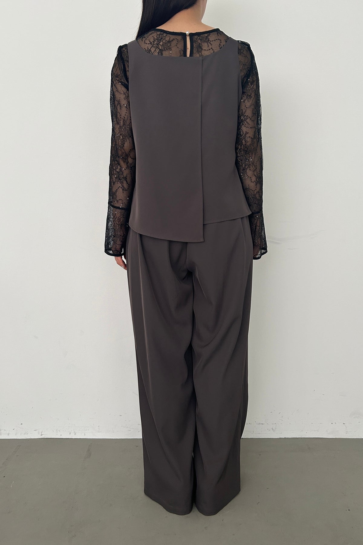 model:159cm size:M color:ブラウン