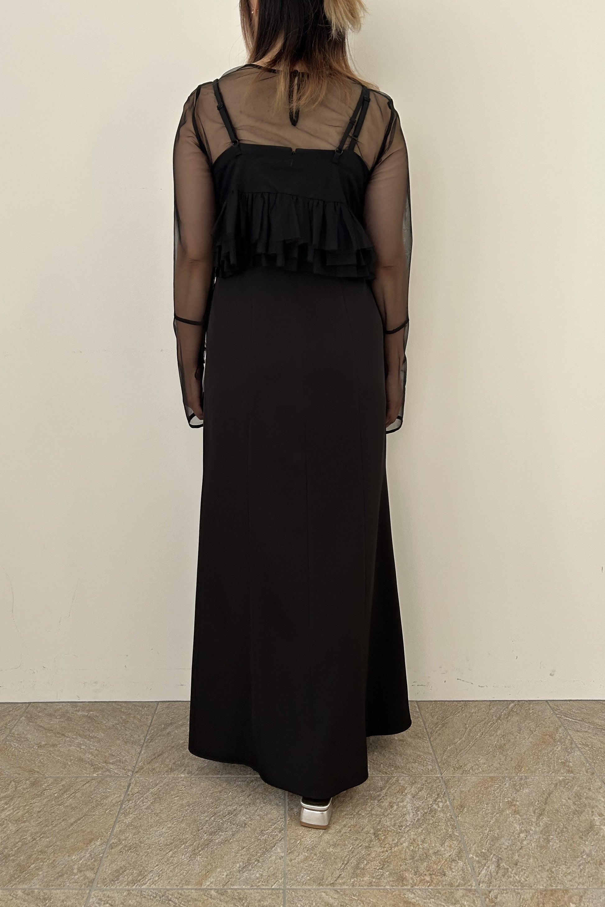 model:153cm size:S color:ブラック
