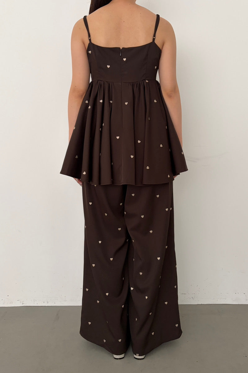 model:159cm size:M color:ブラウン