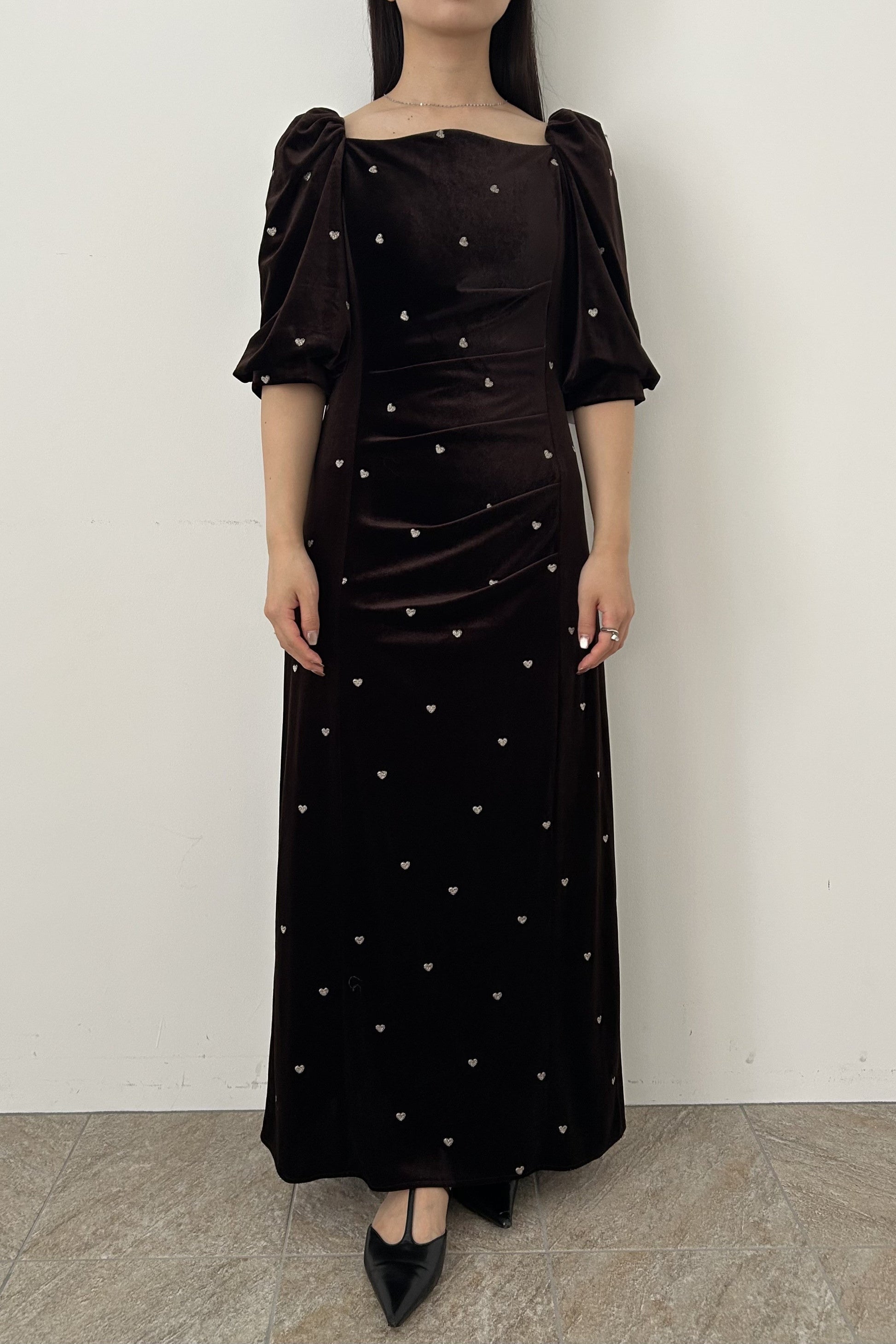 model:159cm size:M color:ブラウン