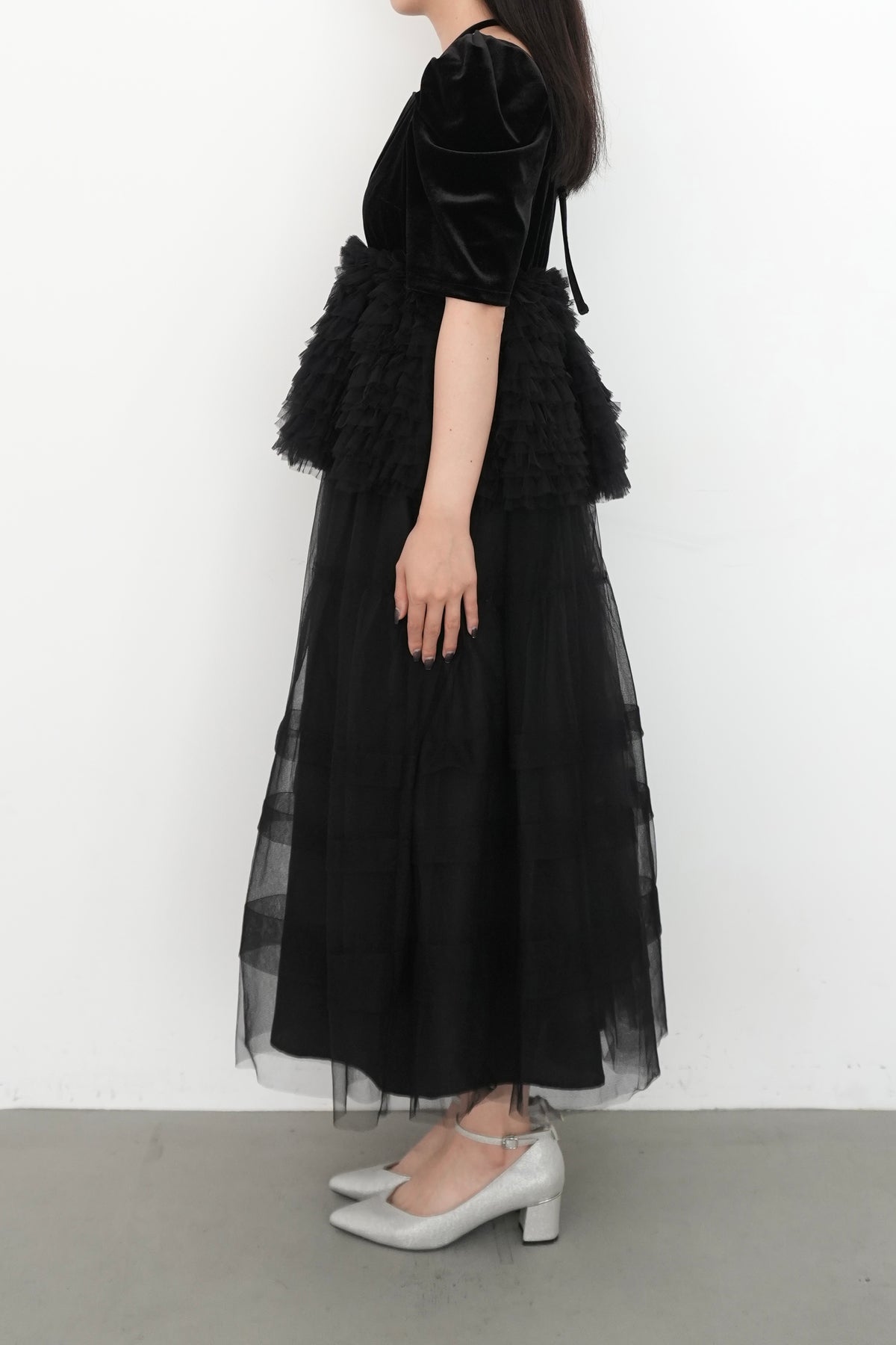 model:159cm size:M color:ブラック
