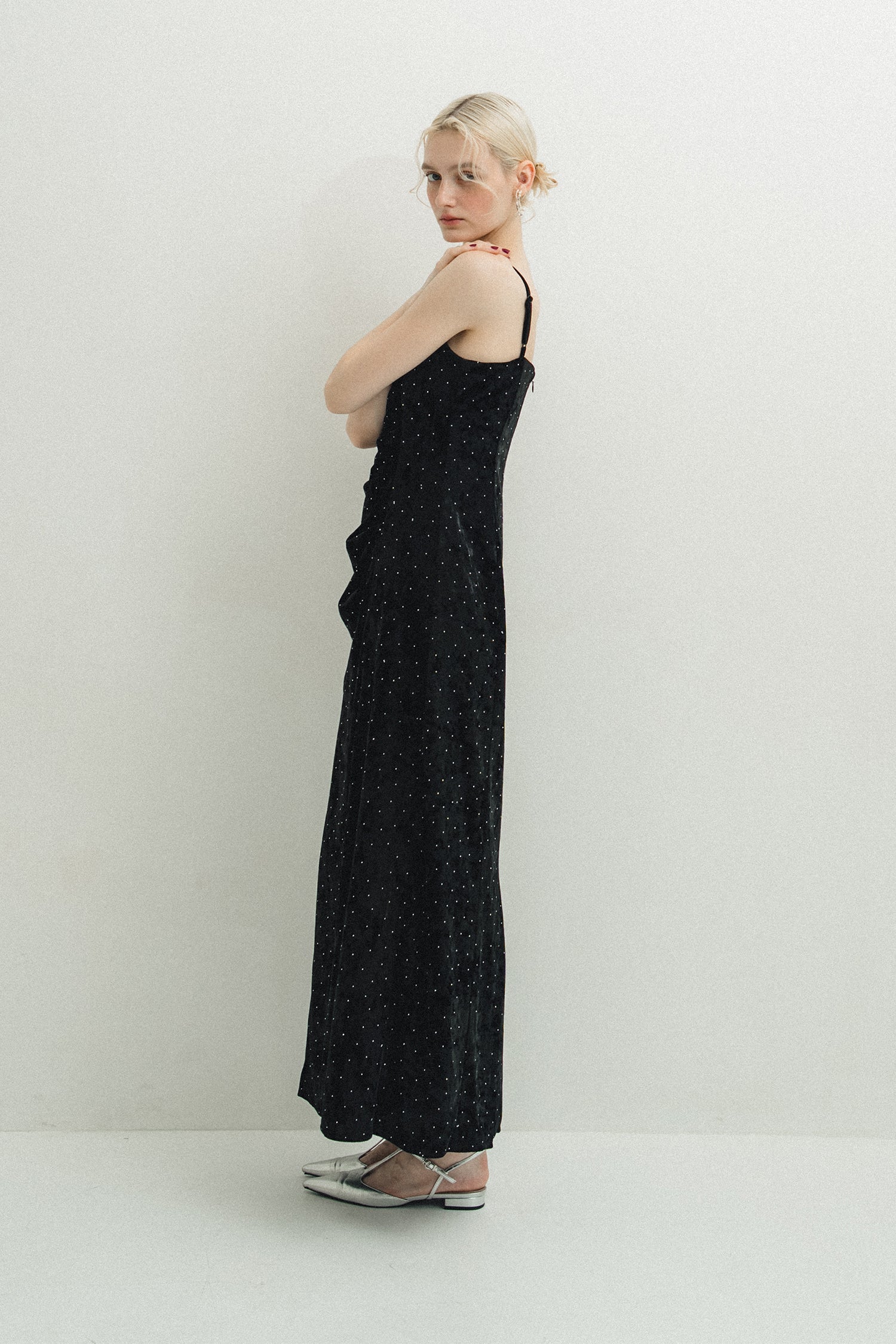 model:174cm size:モデルサイズ color:ブラック