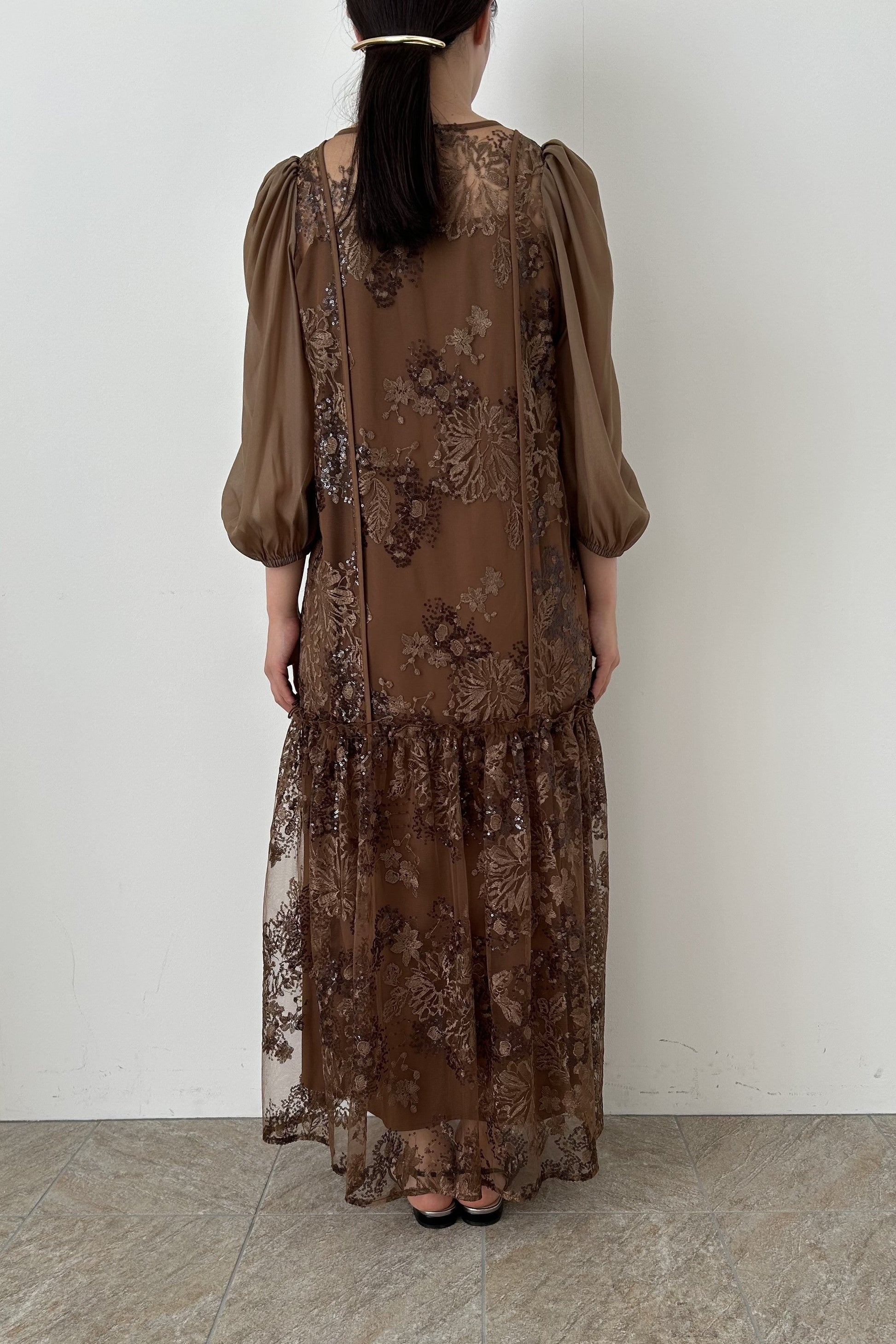 model:159cm size:M color:ブラウン
