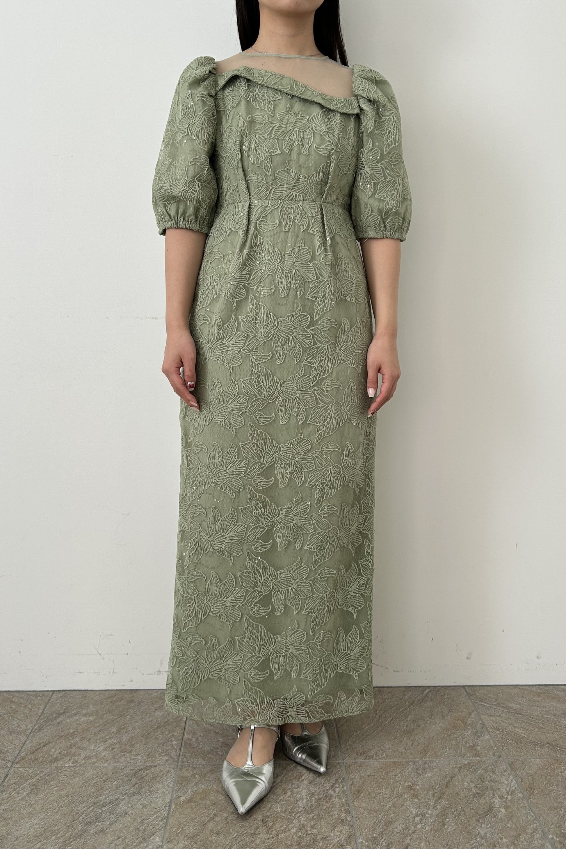model:159cm size:M color:グリーン