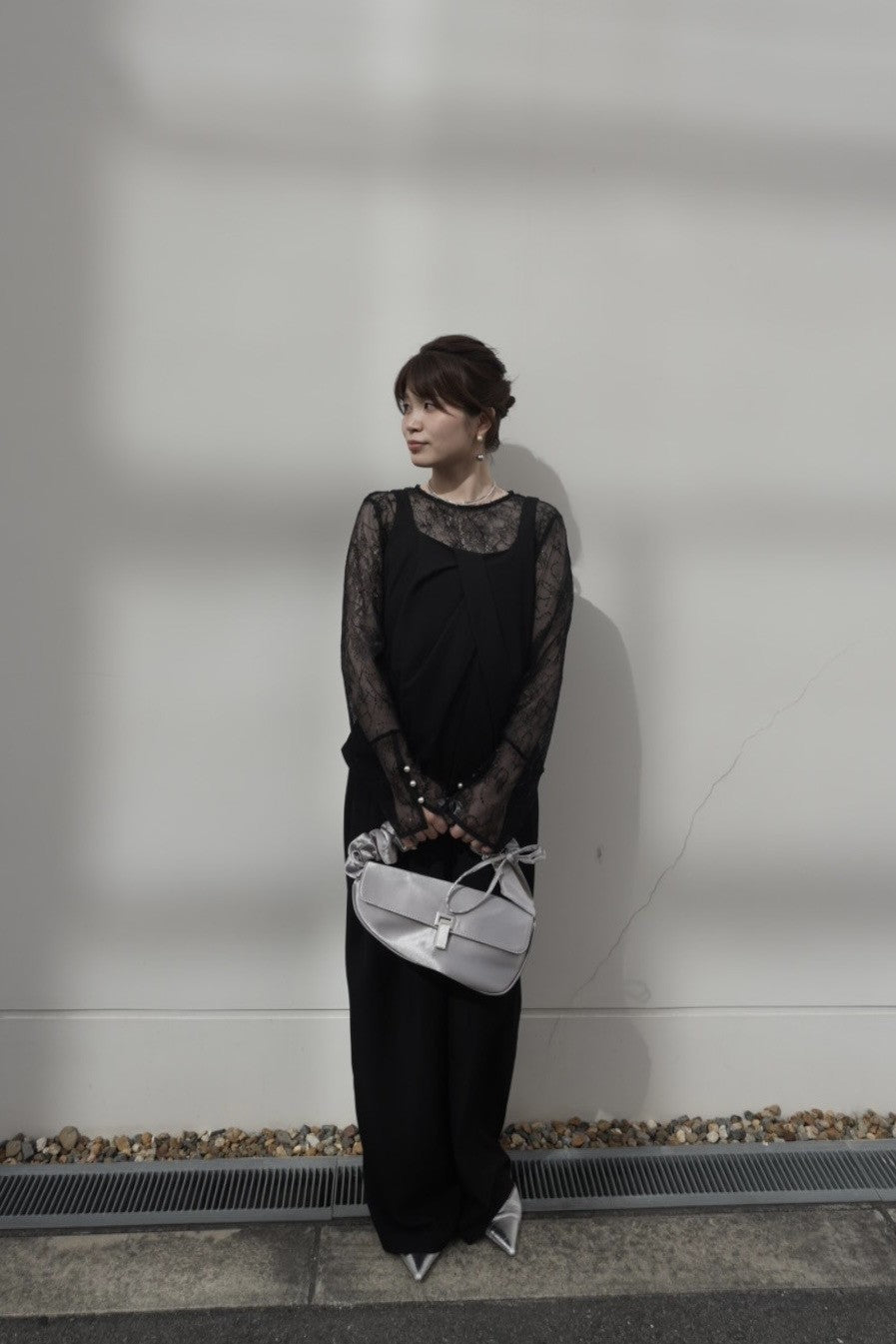 model:153cm size:S color:ブラック