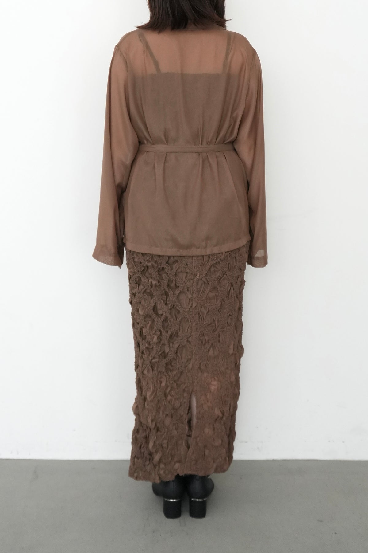 model:153cm size:S color:キャメル
