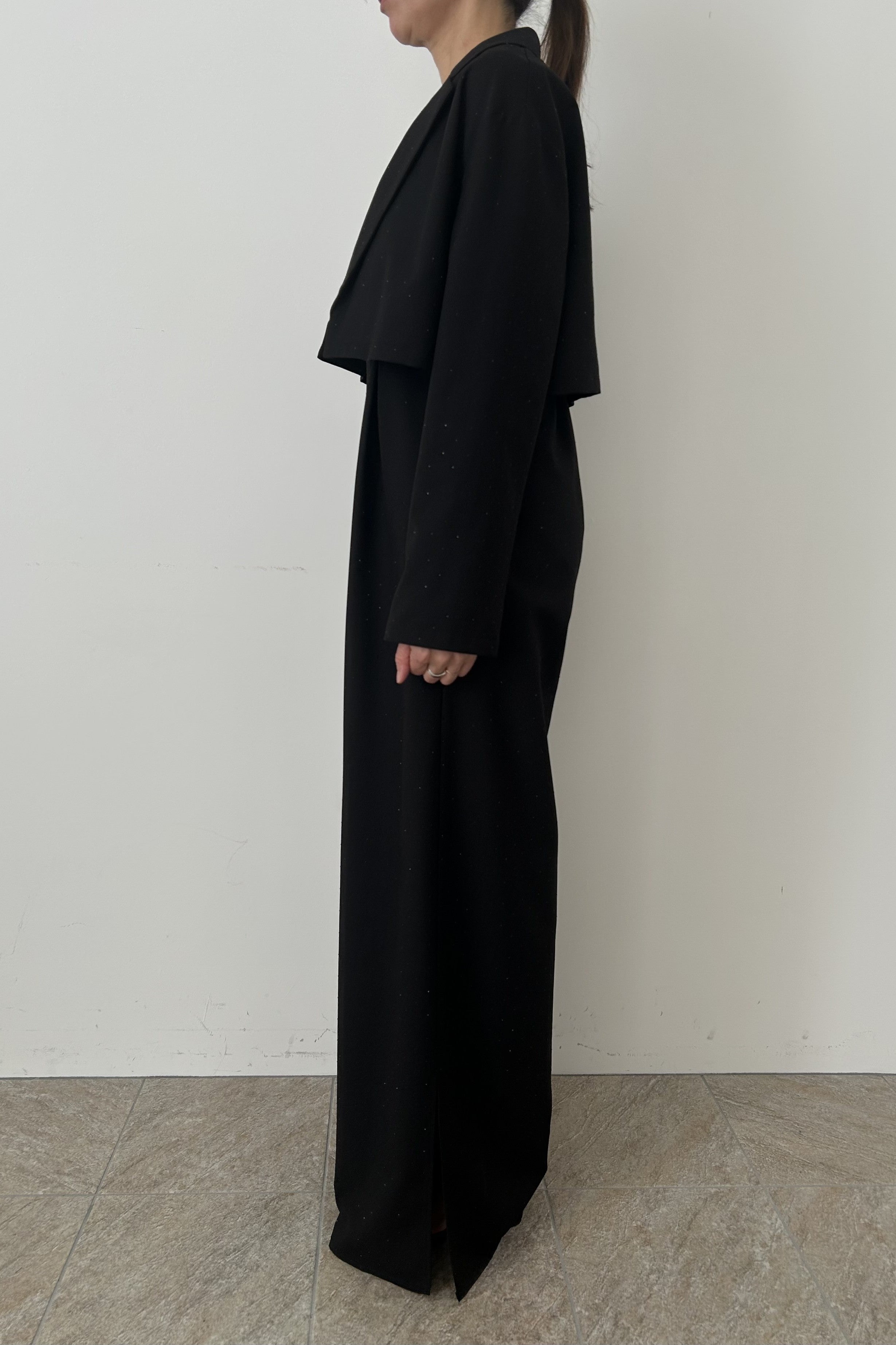 model:164cm size:L color:ブラック