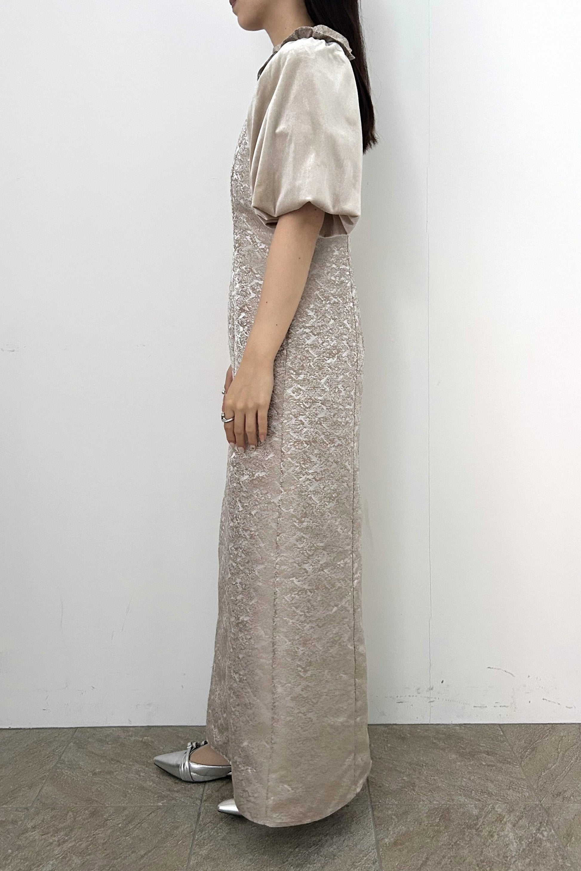 model:159cm size:M color:ブルーグレー