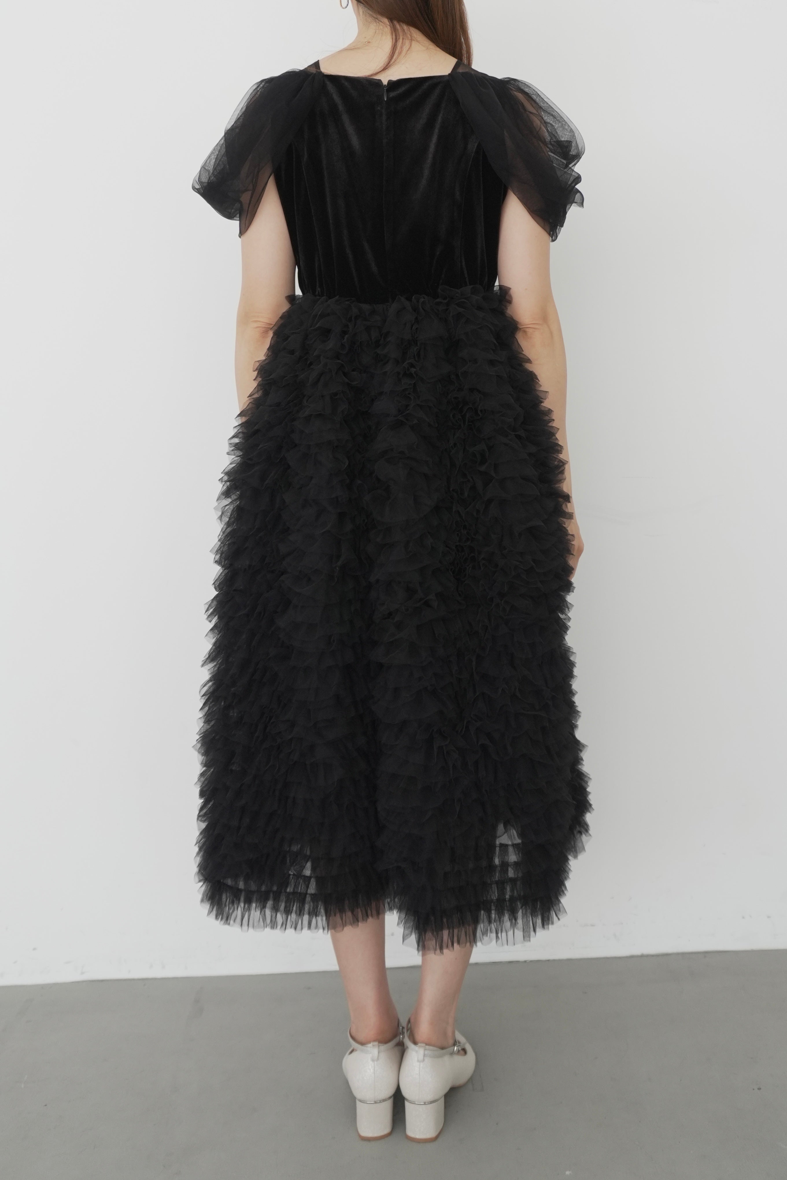 model:164cm size:L color:ブラック