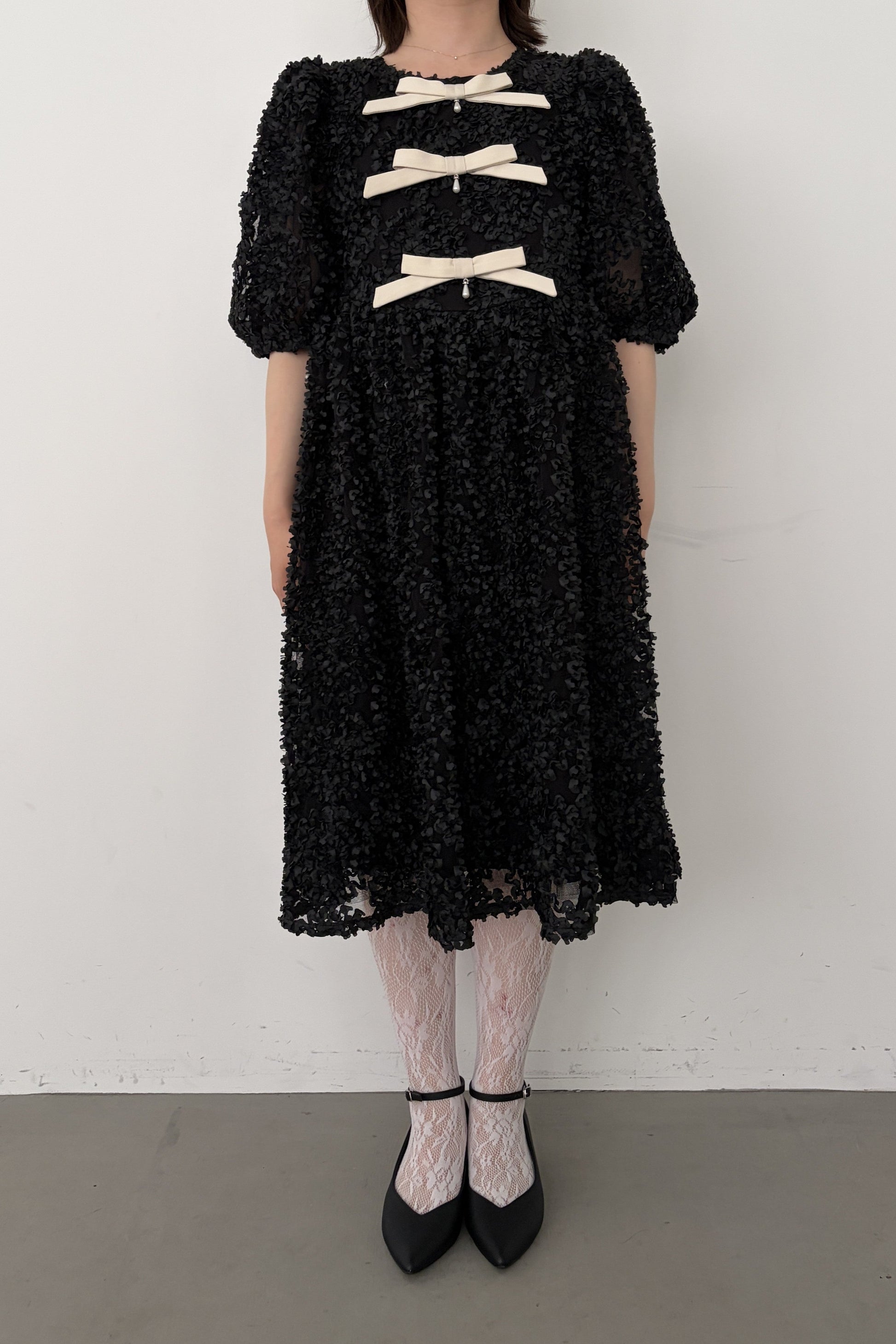 model:153cm size:M/Short color:ブラック