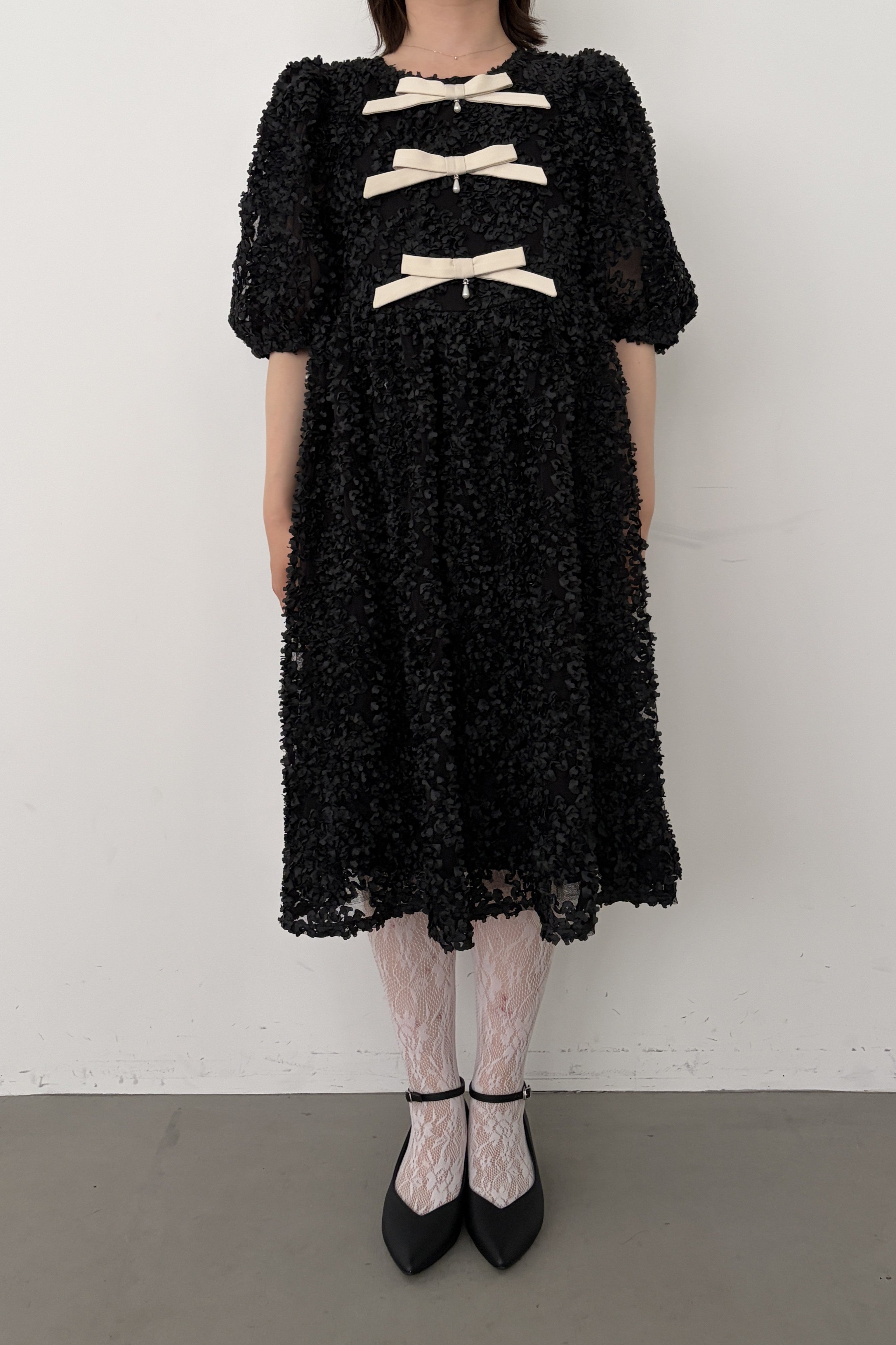 model:153cm size:M/Short color:ブラック