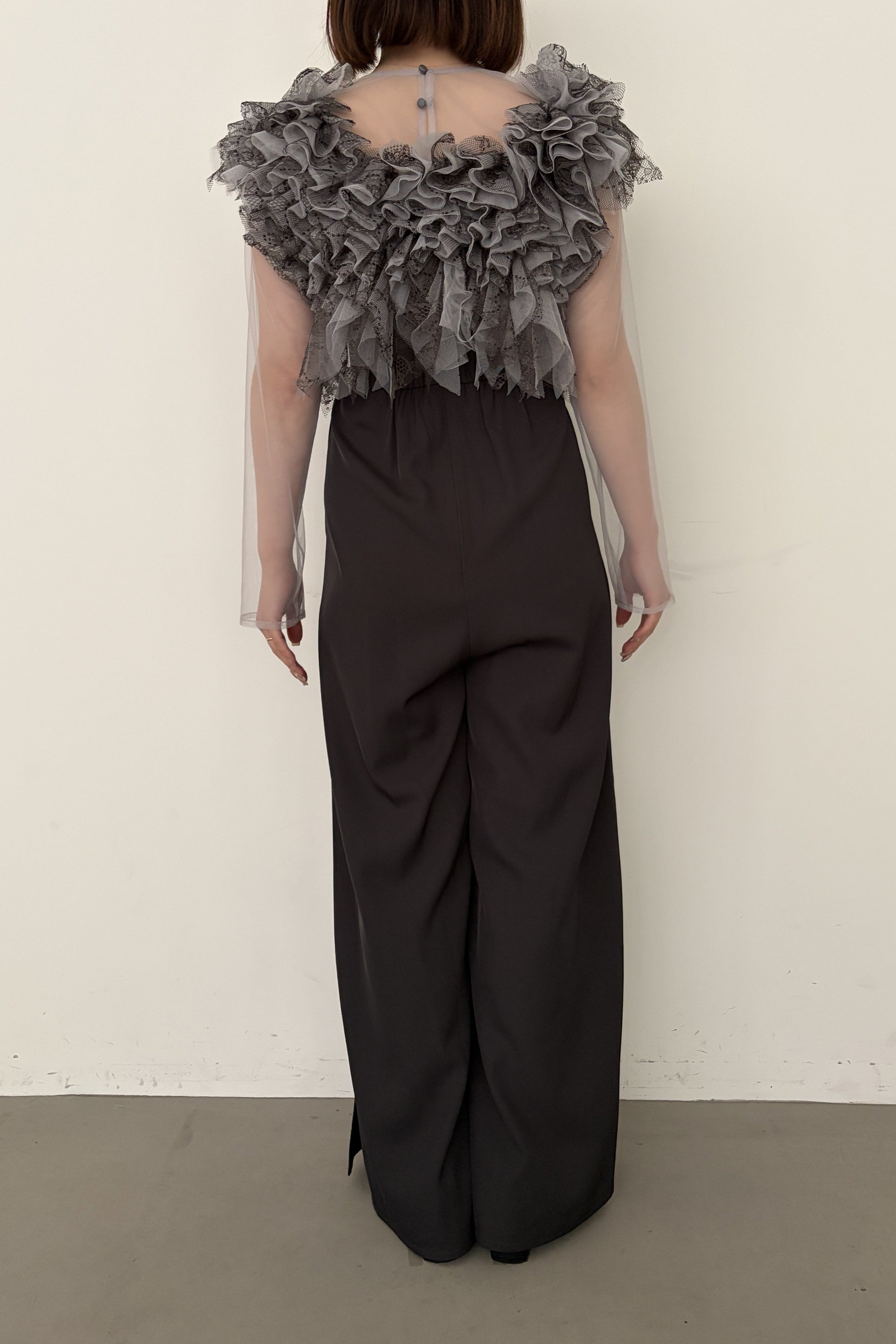 model:153cm size:S color:チャコール