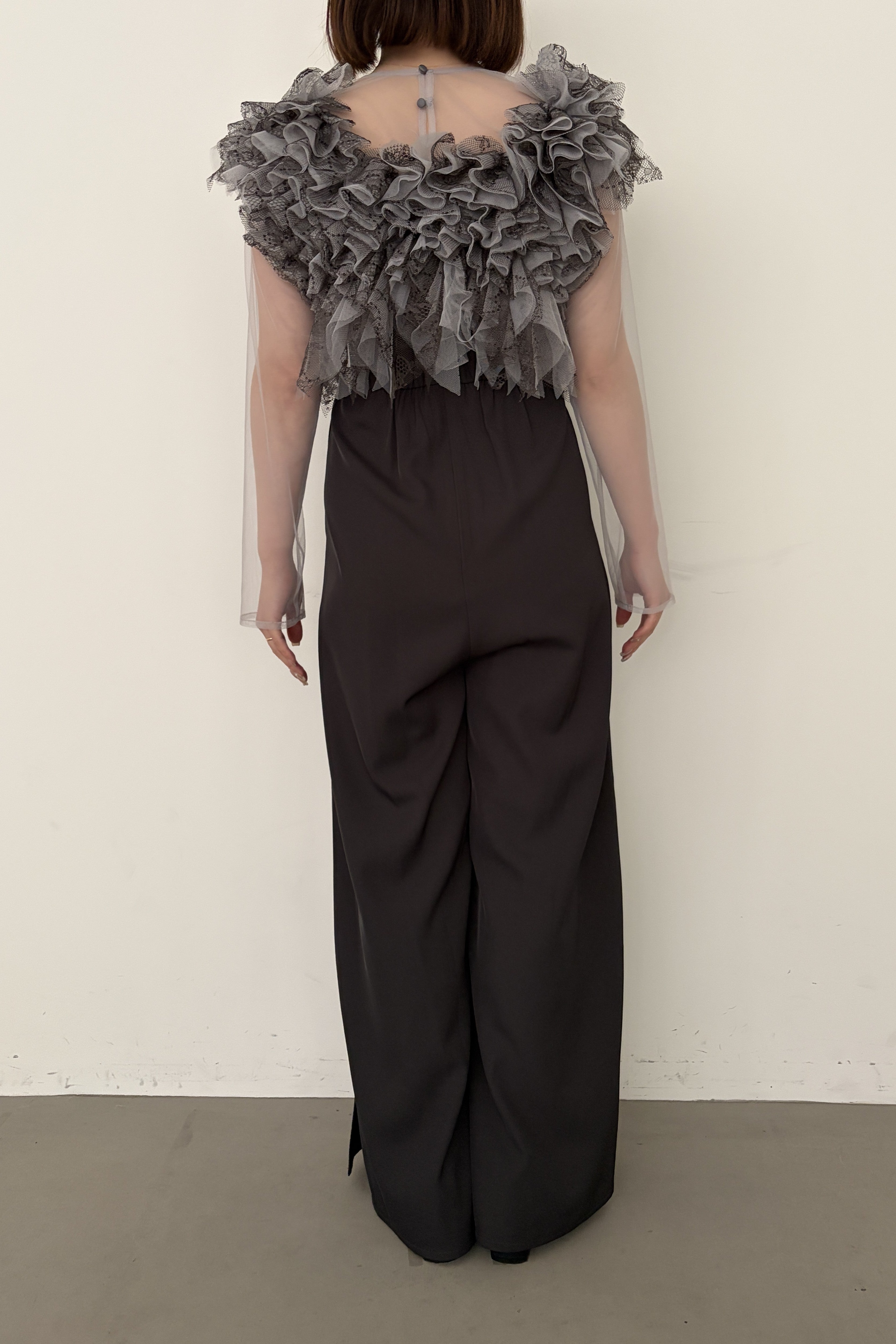 model:153cm size:S color:チャコール