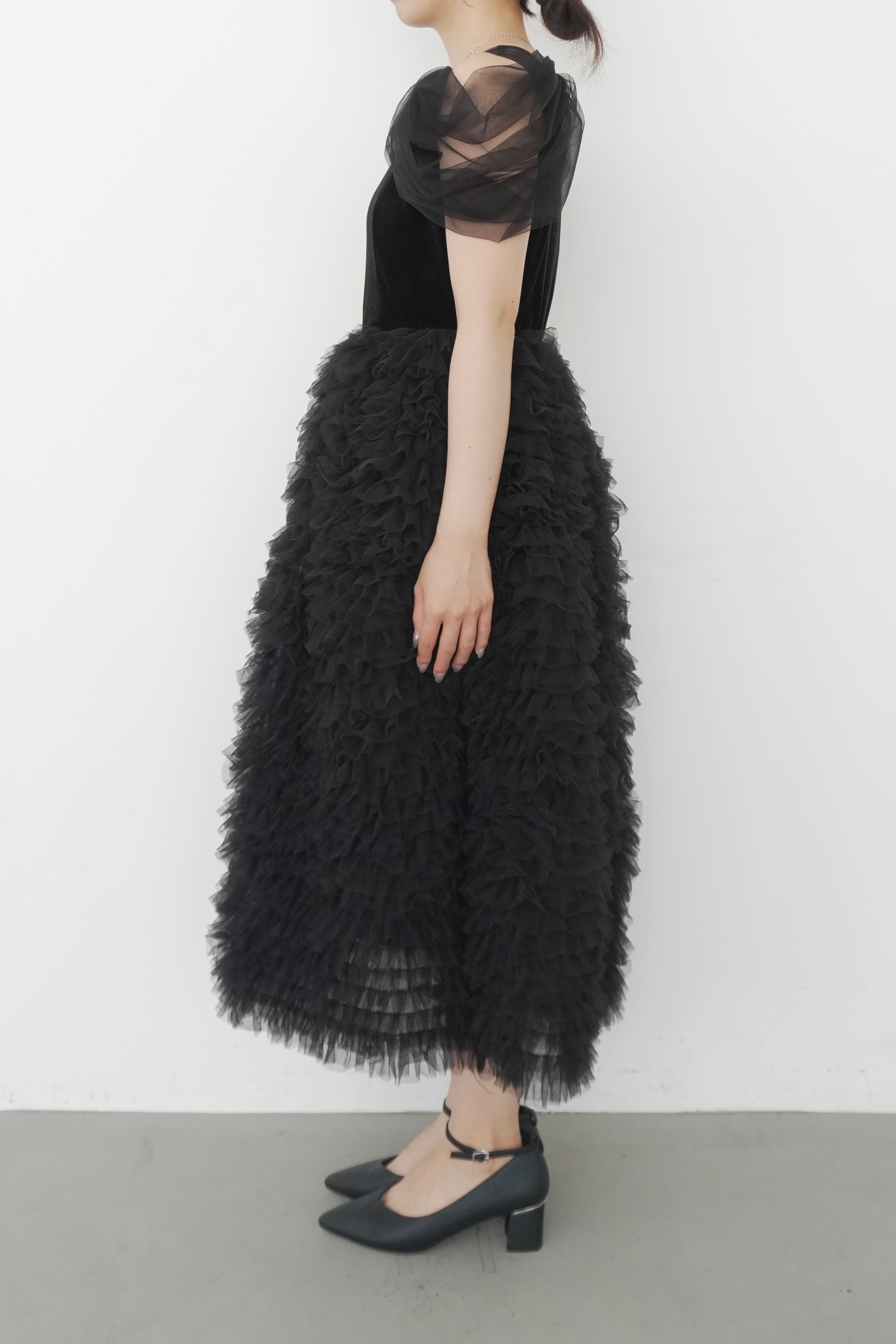 model:159cm size:L color:ブラック