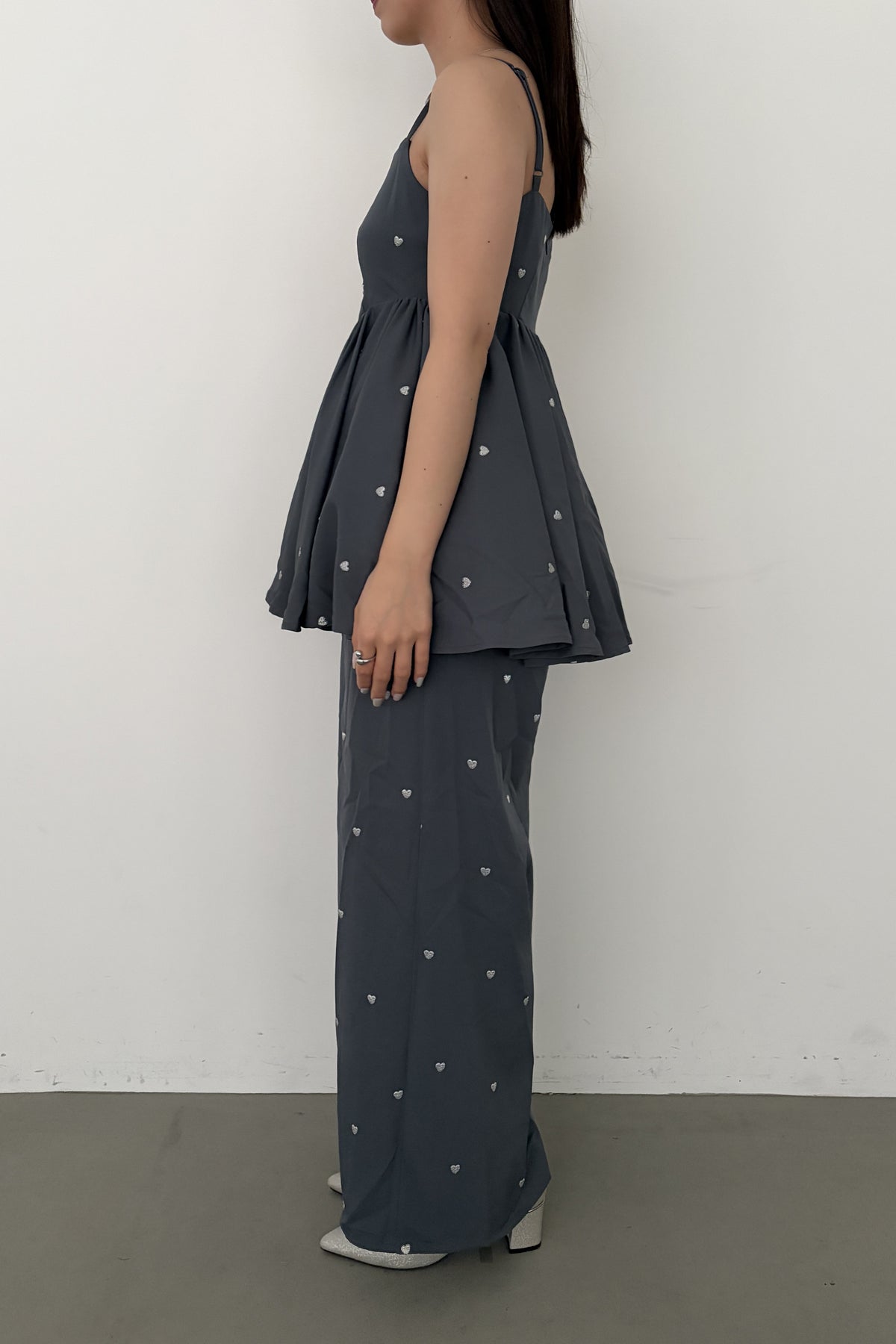 model:159cm size:S color:ブルー