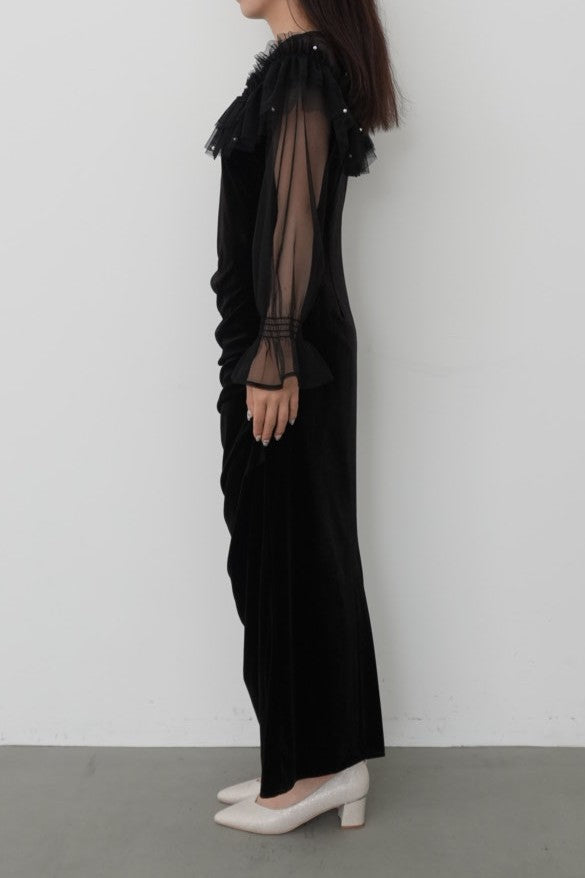 model:159cm size:M color:ブラック×ベージュ