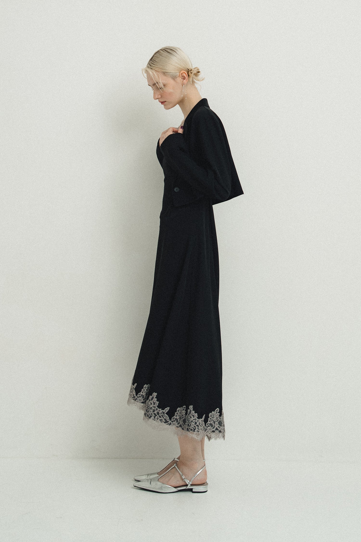model:174cm size:モデルサイズ color:ブラック