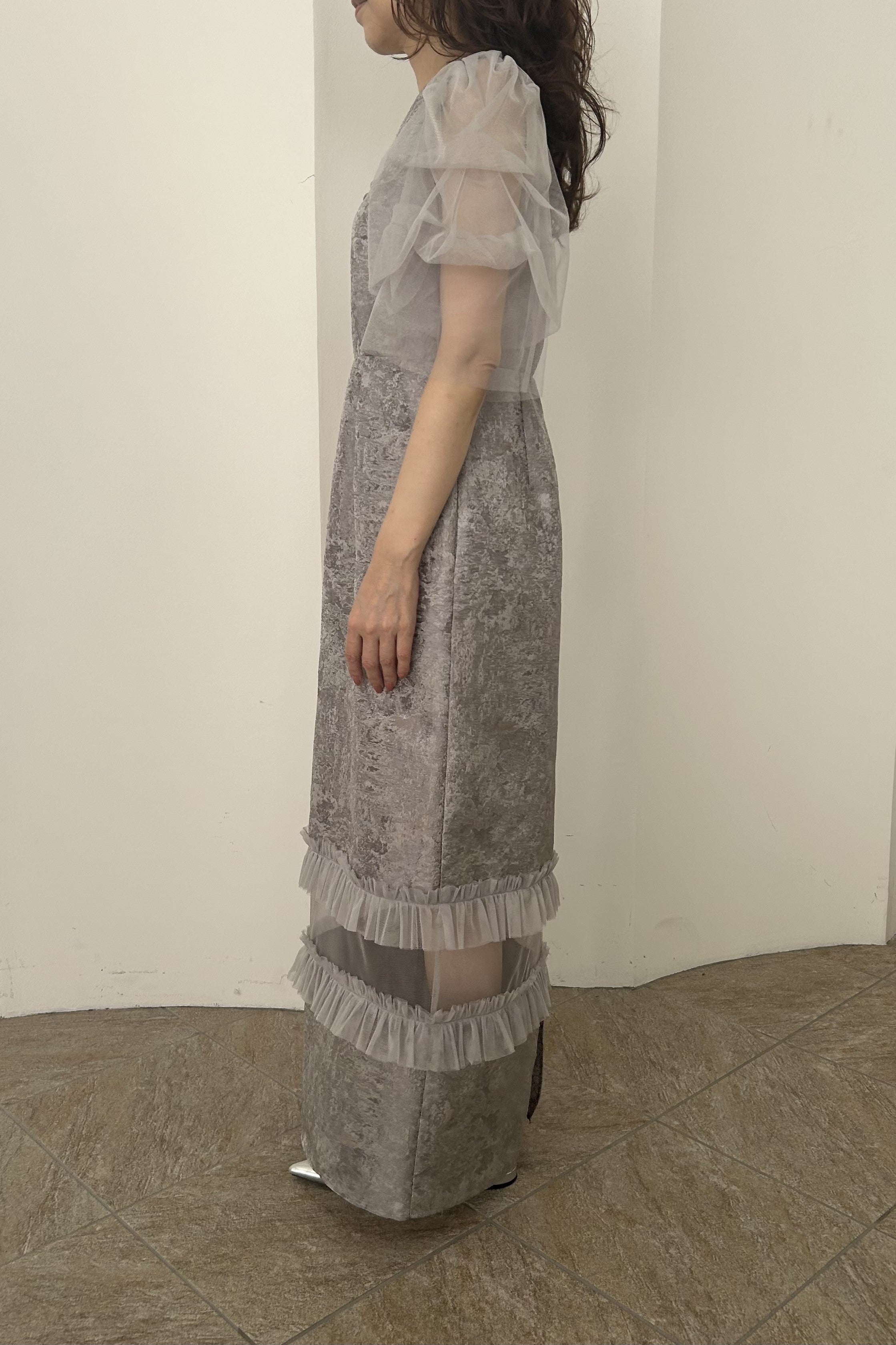 model:152cm size:S color:グレー