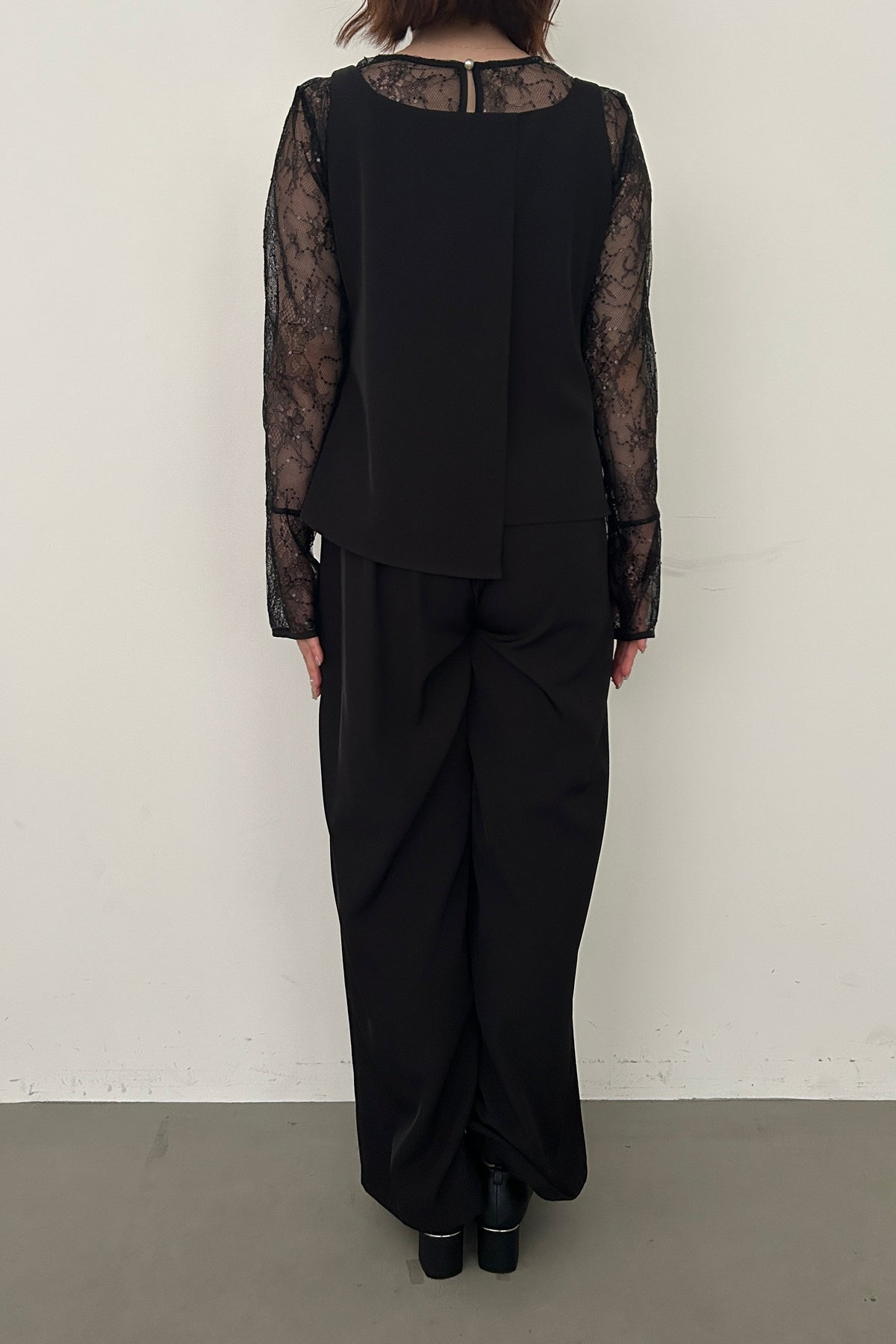 model:153cm size:S color:ブラック