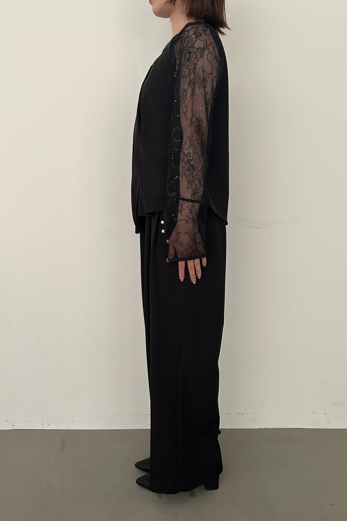 model:153cm size:S color:ブラック