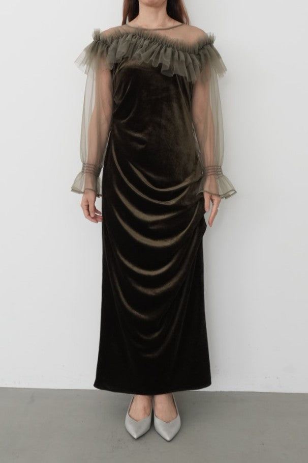 model:164cm size:L color:オリーブ