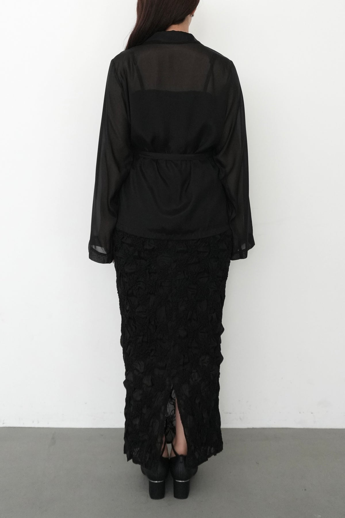 model:159cm size:M color:ブラック