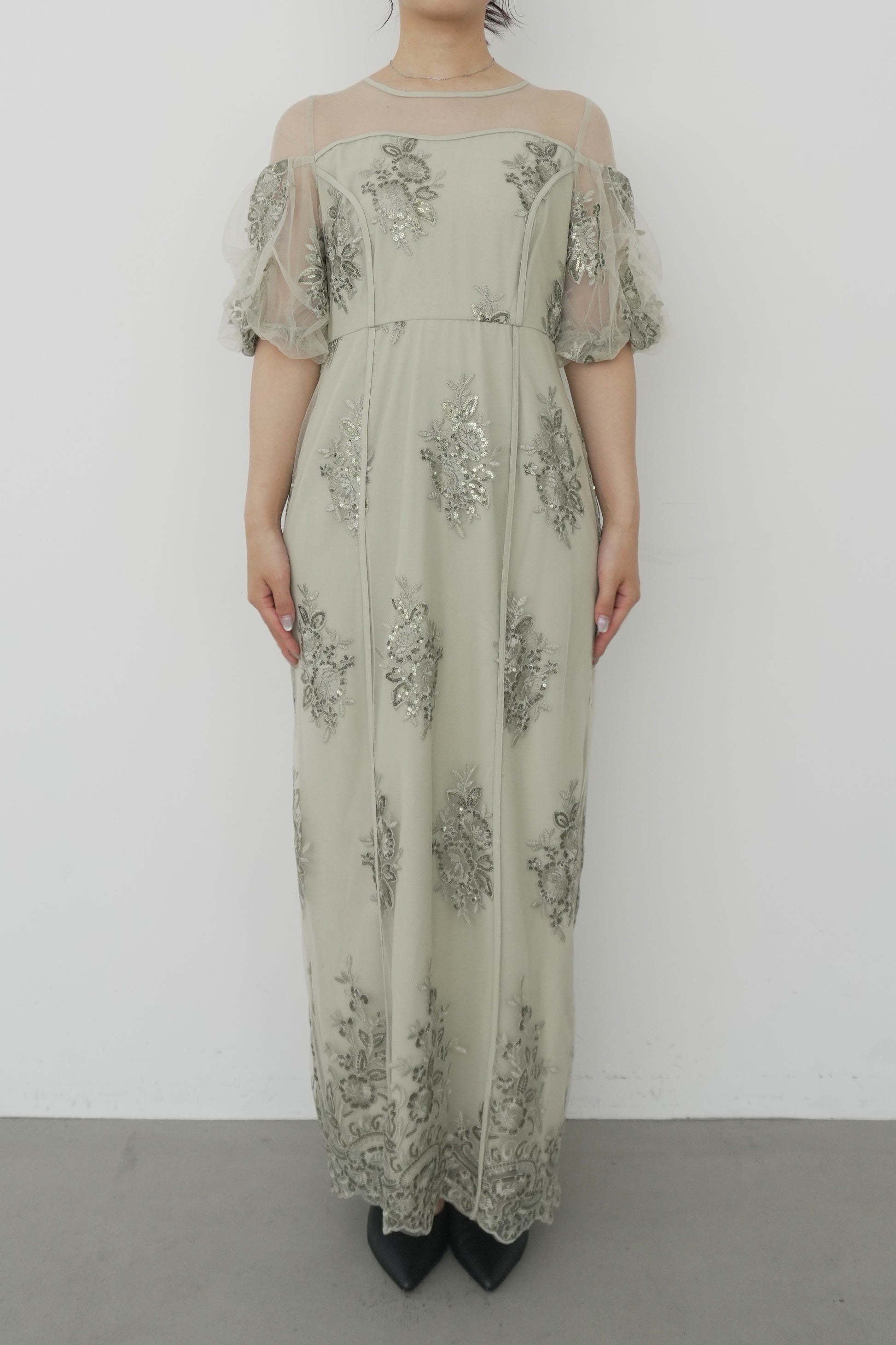 model:159cm size:L color:グリーン