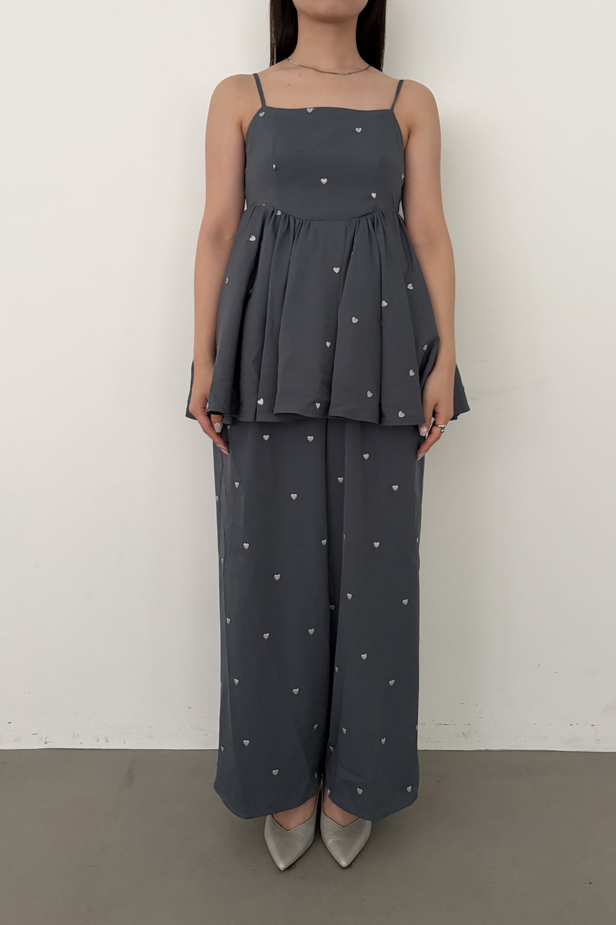 model:159cm size:S color:ブルー