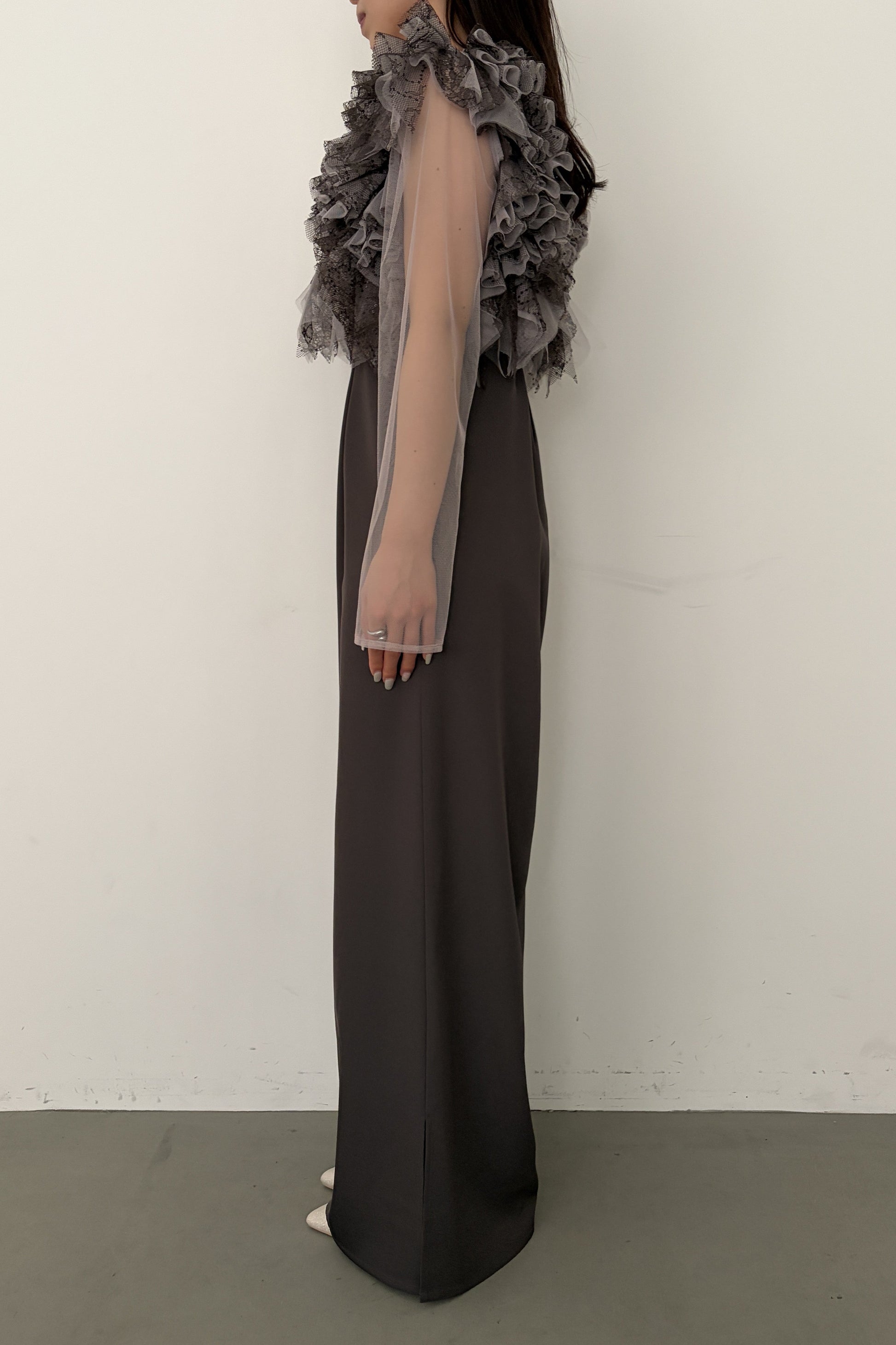 model:159cm size:M color:ブラウン