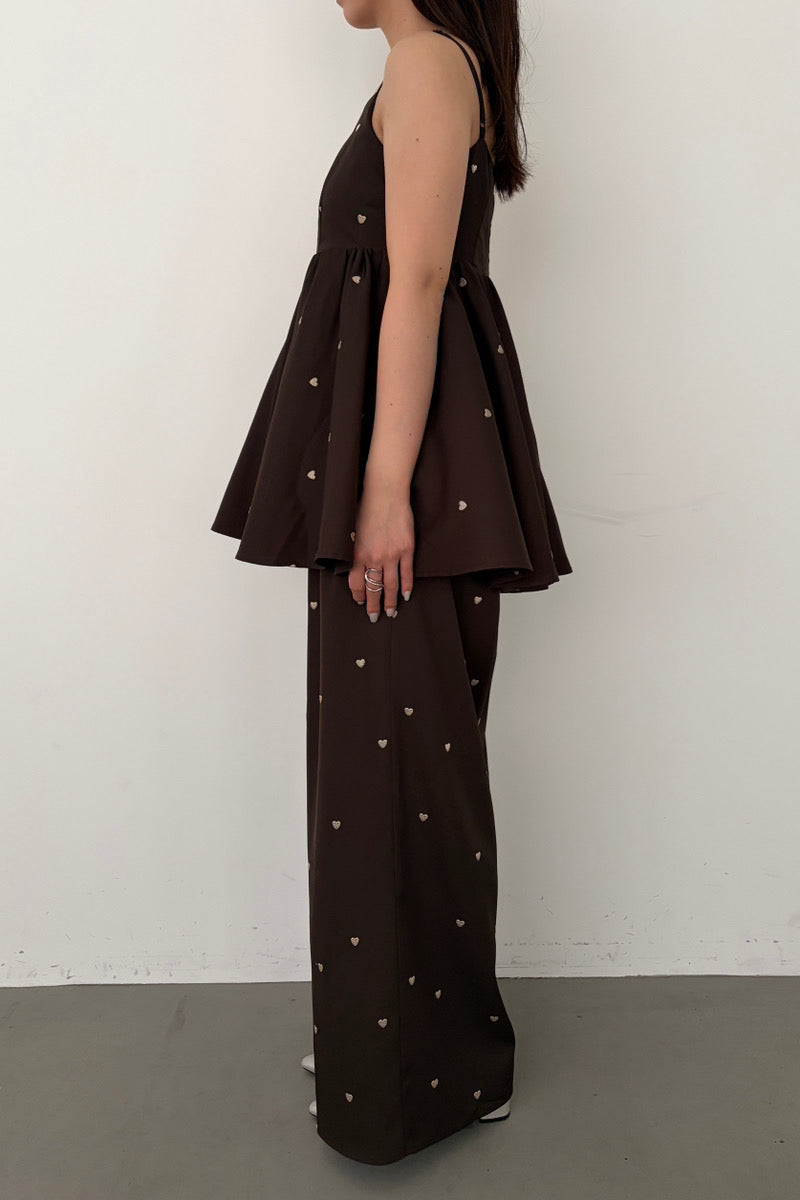model:159cm size:M color:ブラウン