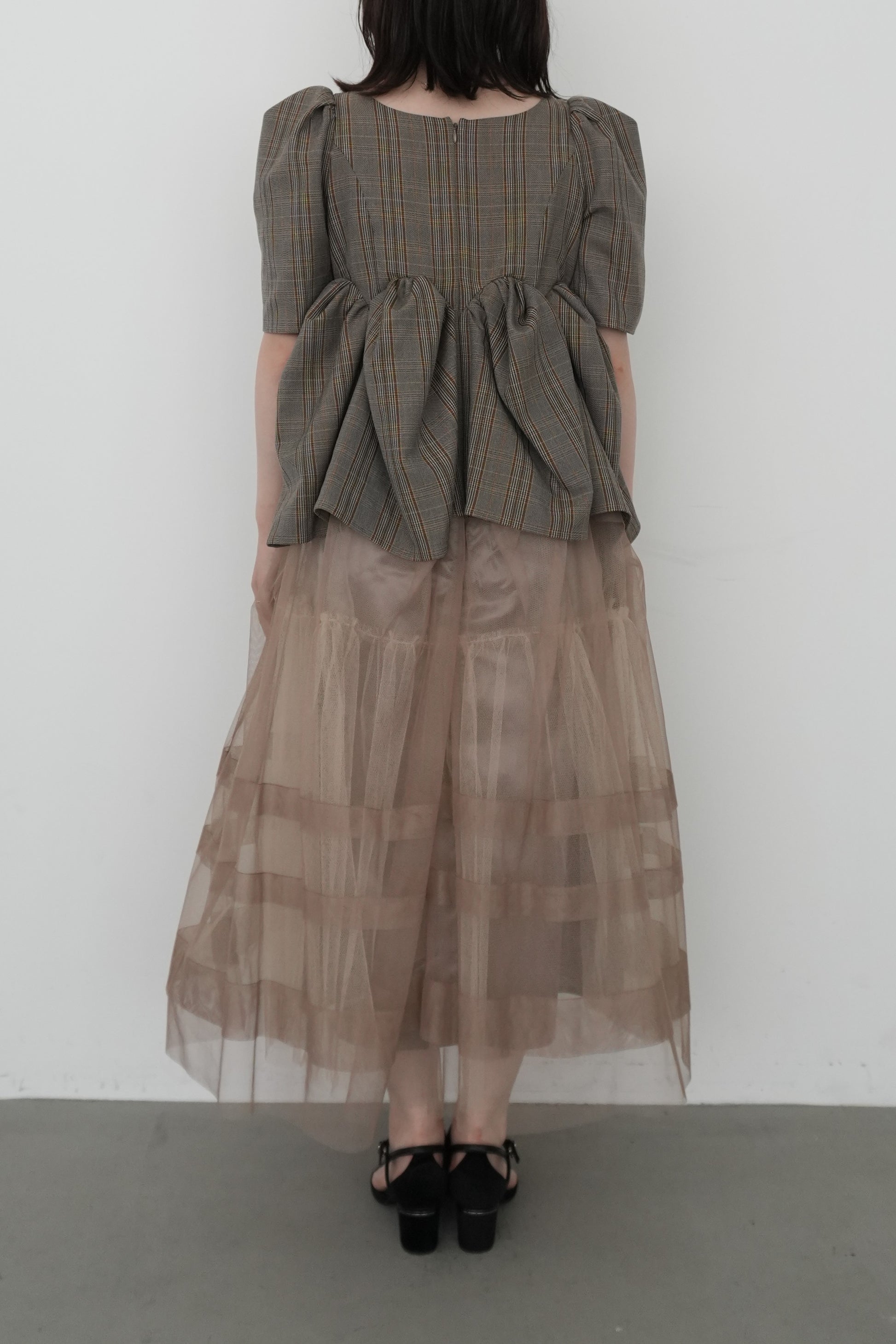 model:153cm size:S color:ベージュ