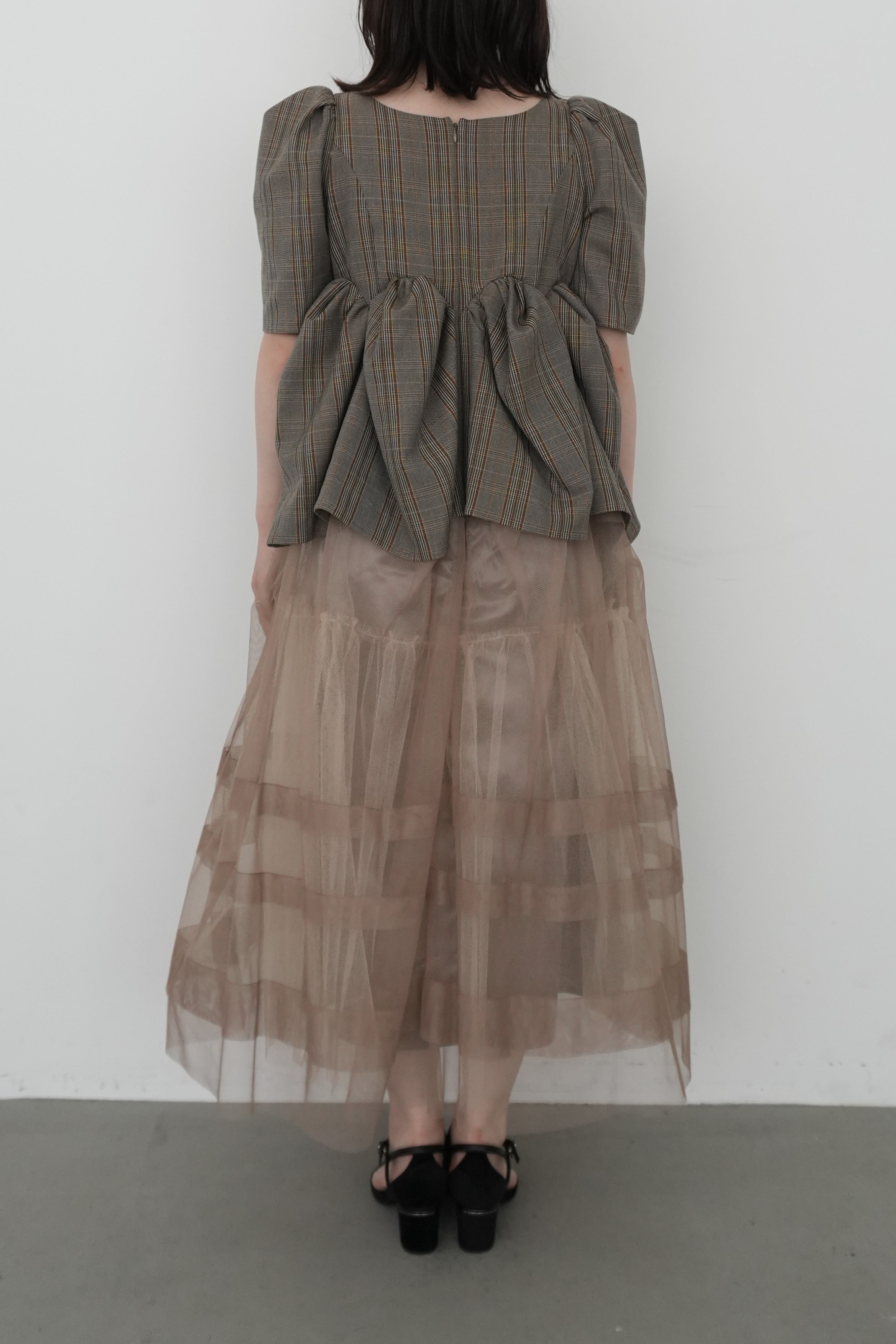 model:153cm size:S color:ベージュ