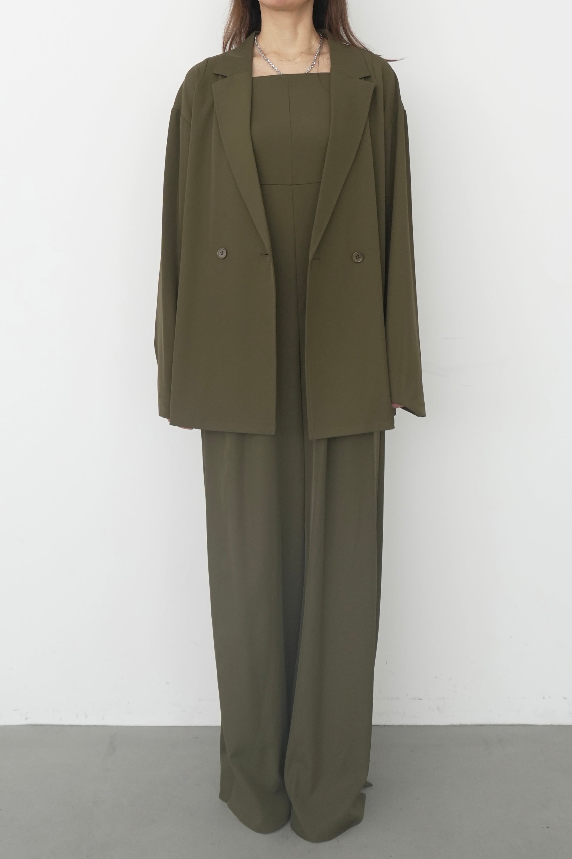 164cm/骨格ナチュラル　M-longサイズ/カーキ着用 ヒール5.2cm