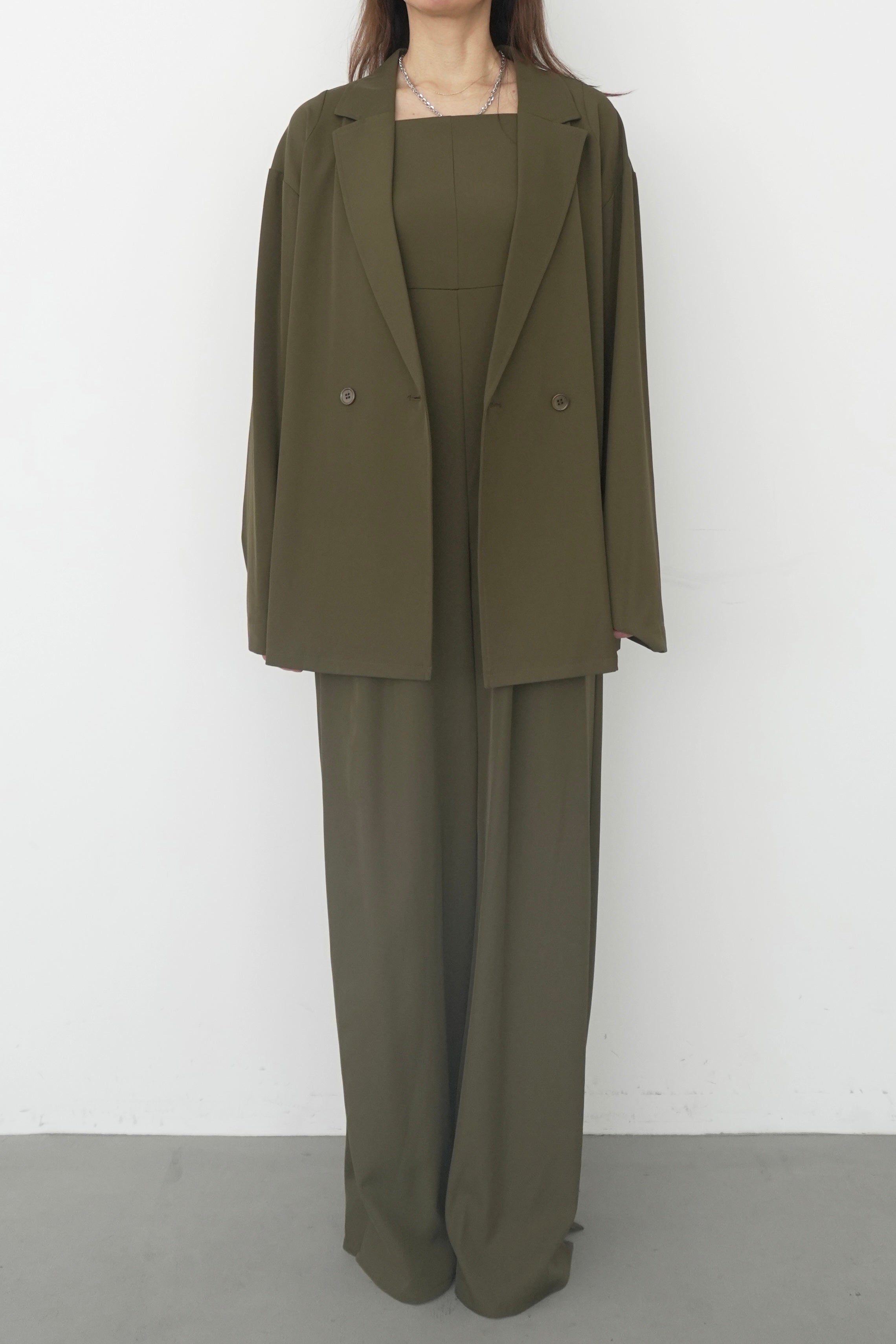 164cm/骨格ナチュラル　M-longサイズ/カーキ着用 ヒール5.2cm