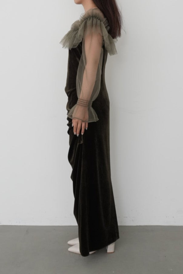 model:159cm size:L color:オリーブ