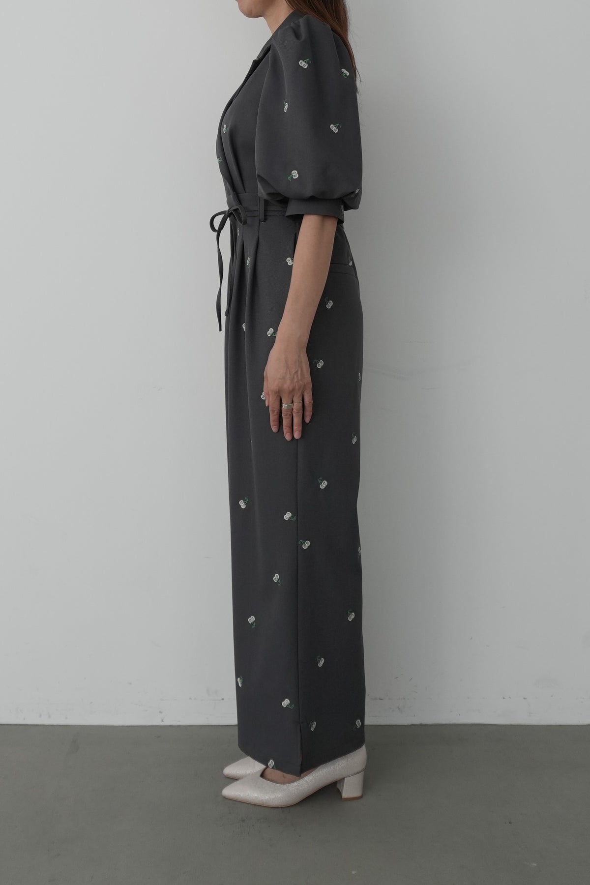 model:164cm size:S color:グレー